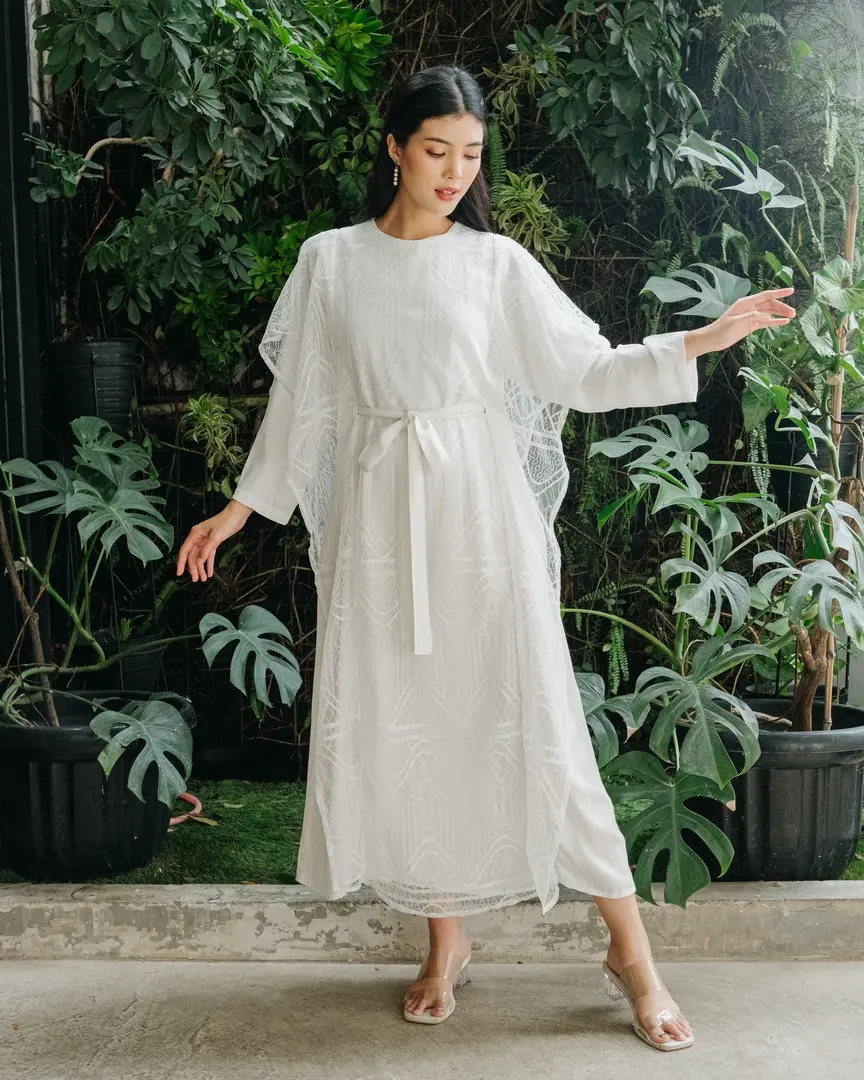 Alysa Kaftan Broken White