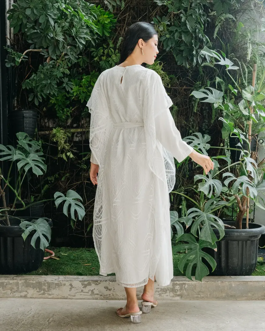 Alysa Kaftan Broken White - Image 3