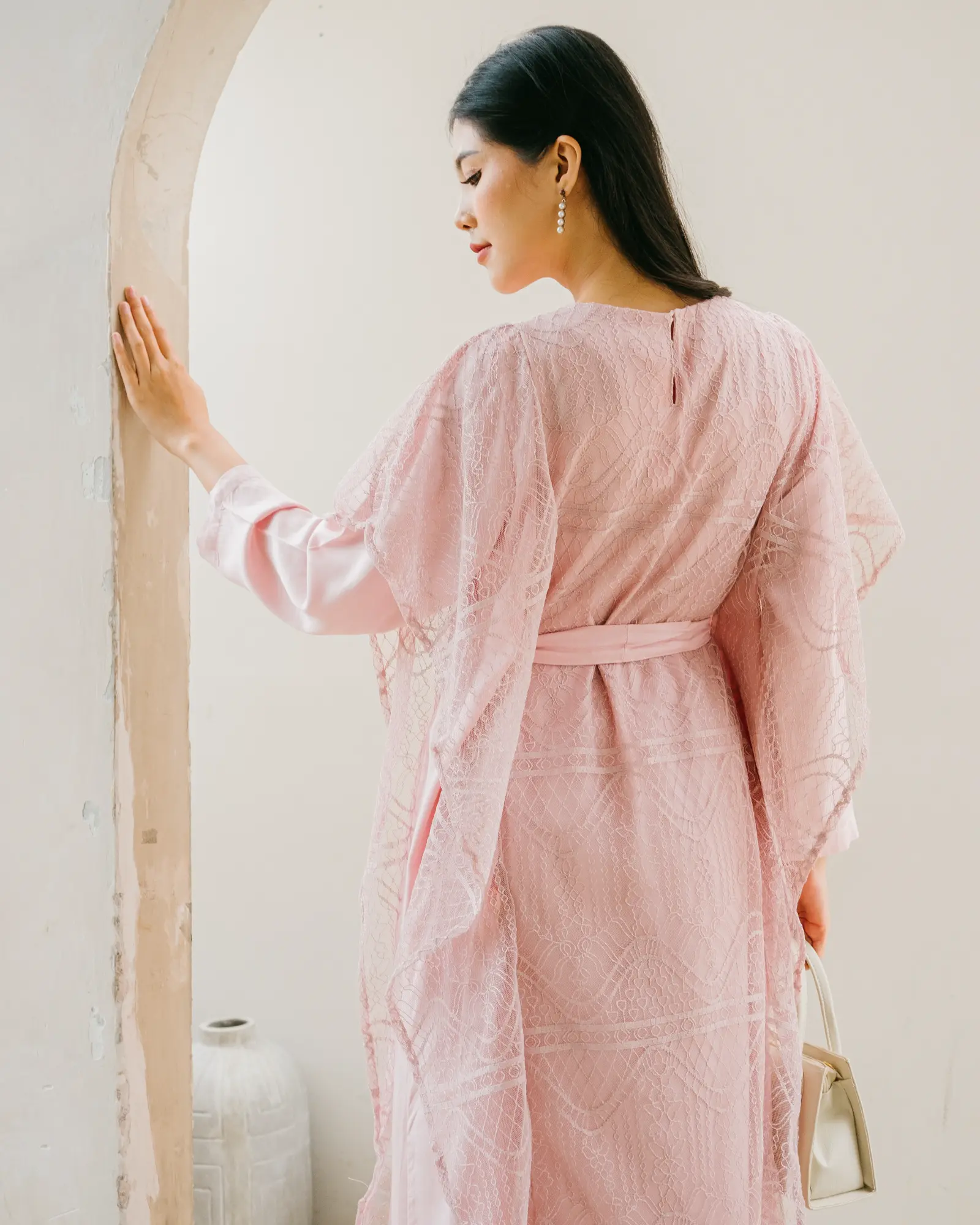 Alysa Kaftan Dusty Pink - Image 2
