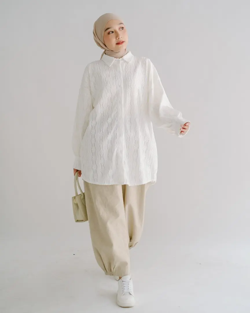 Beldia Tunic Kode Rh2540 Broken White - Image 2