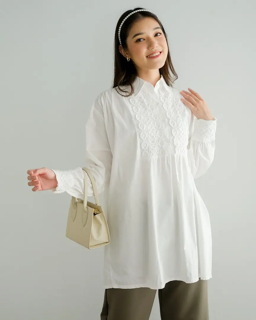 Begia Longsleeve Kode 80115 Broken White