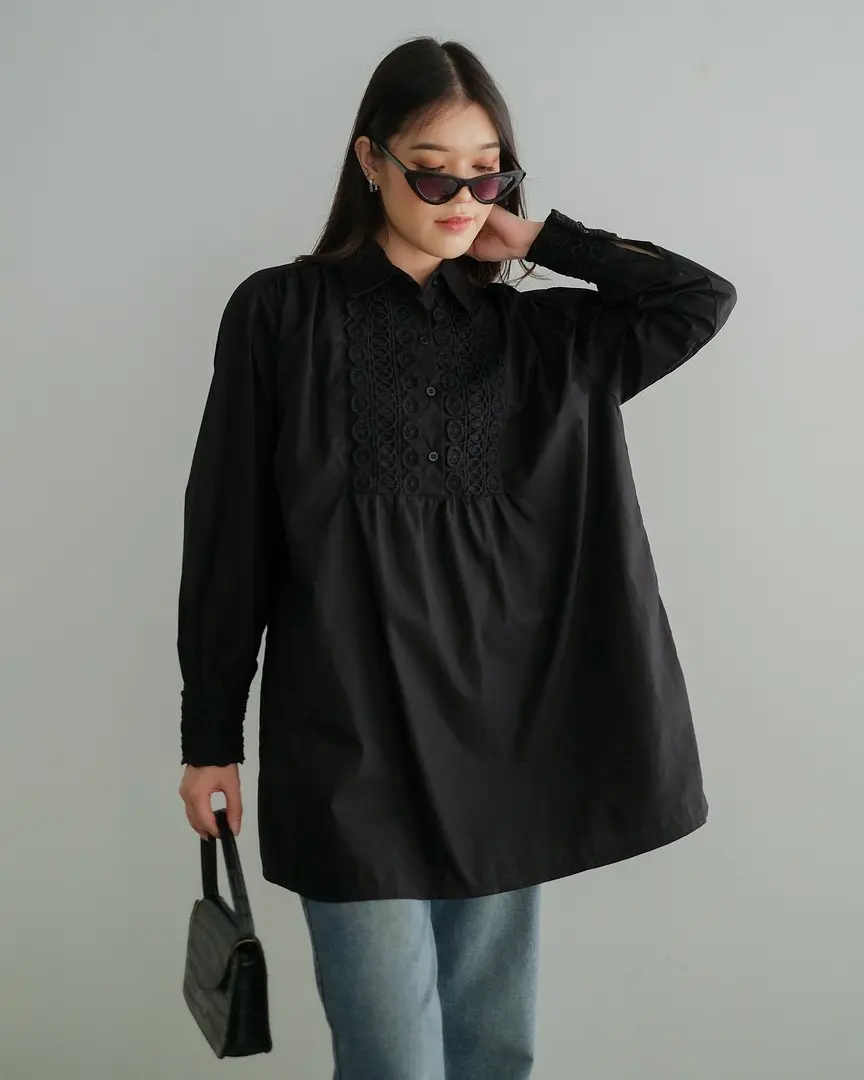 Begia Longsleeve Kode 80115 Black - Image 3
