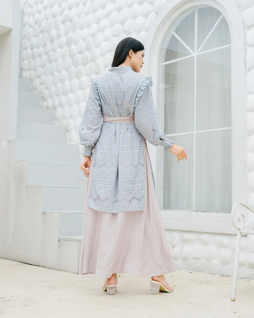 Kanisya Maxi Dress Blue - Image 4
