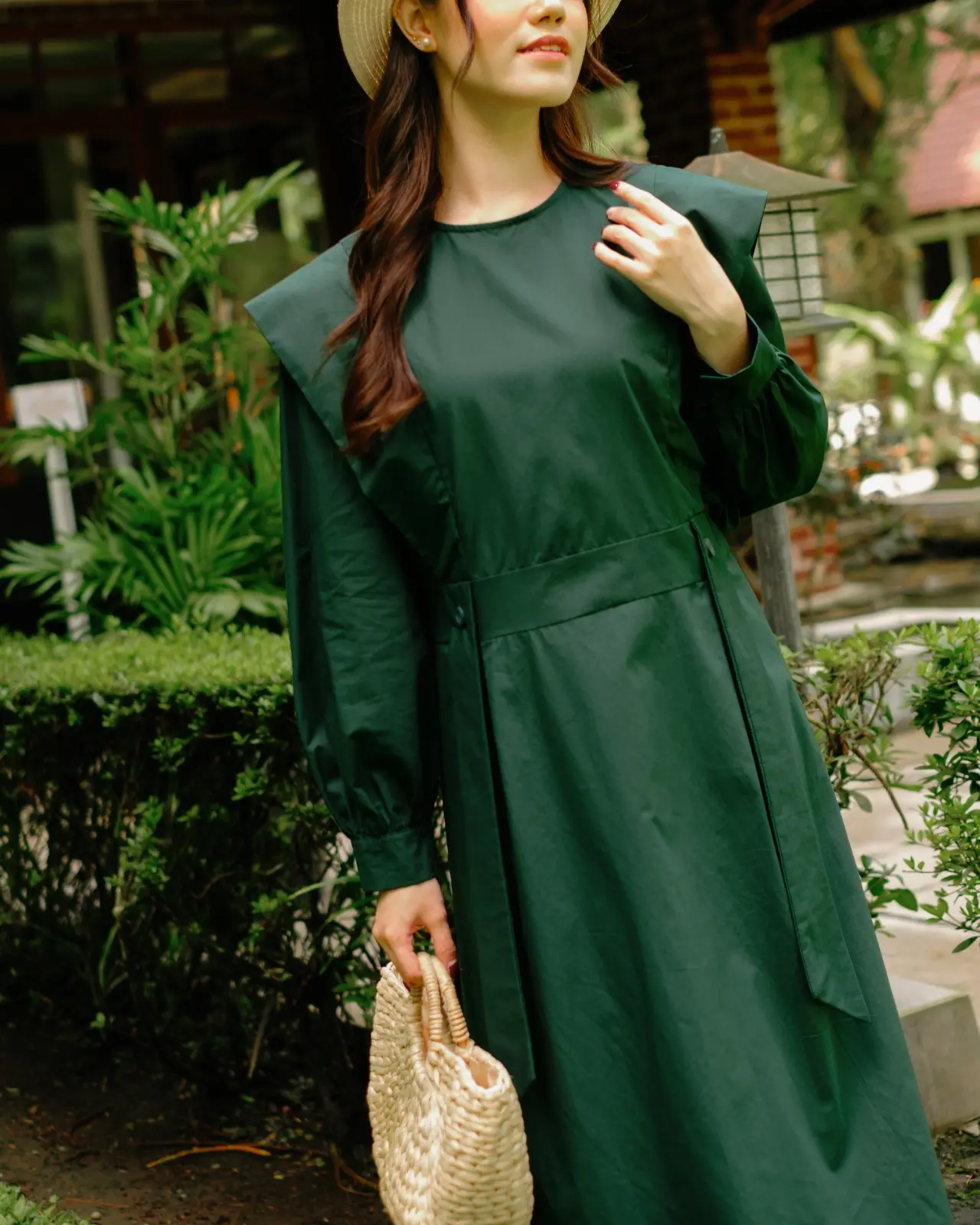Abil Maxi Dress Glass Green - Image 2