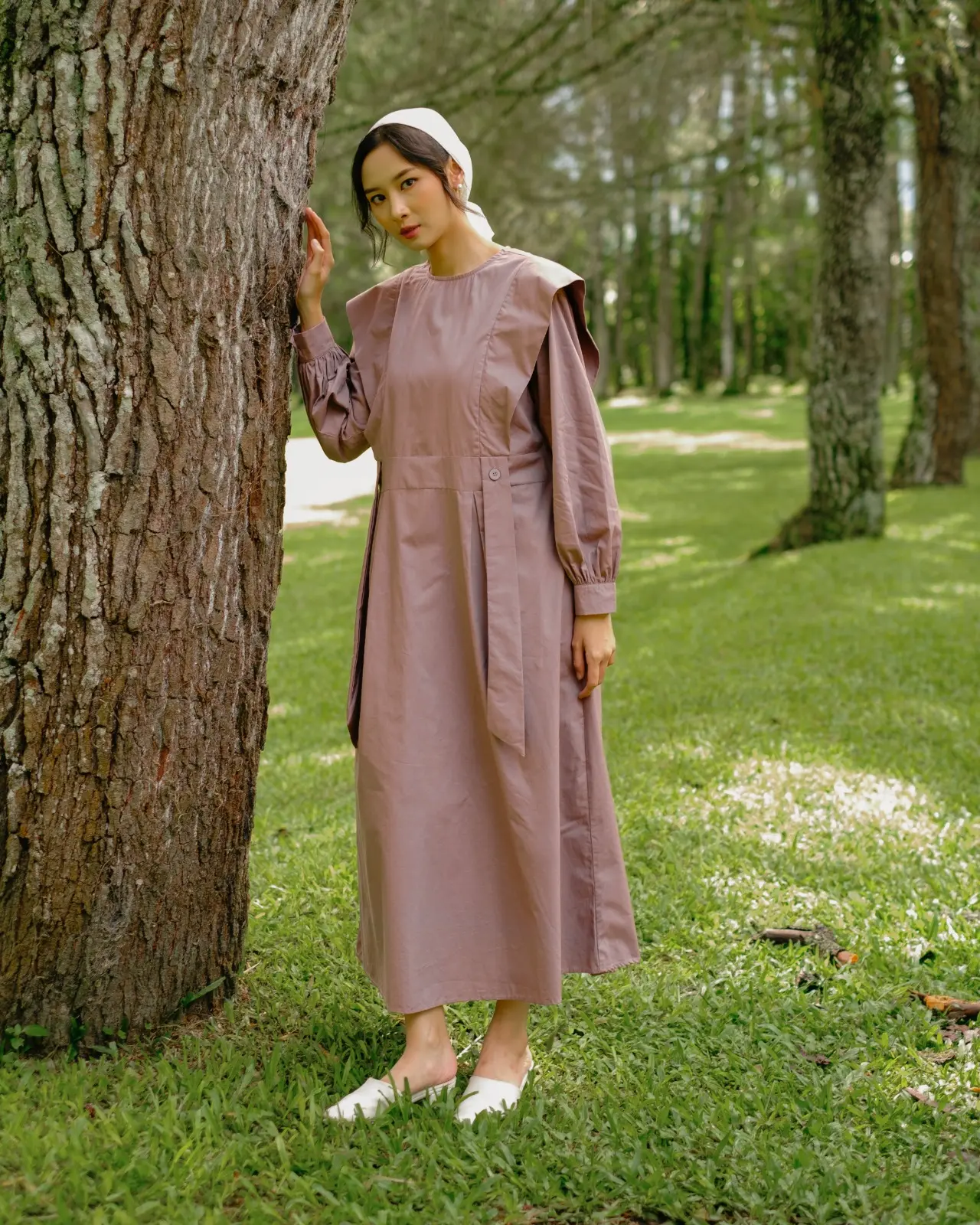 Abil Maxi Dress Mauve - Image 2
