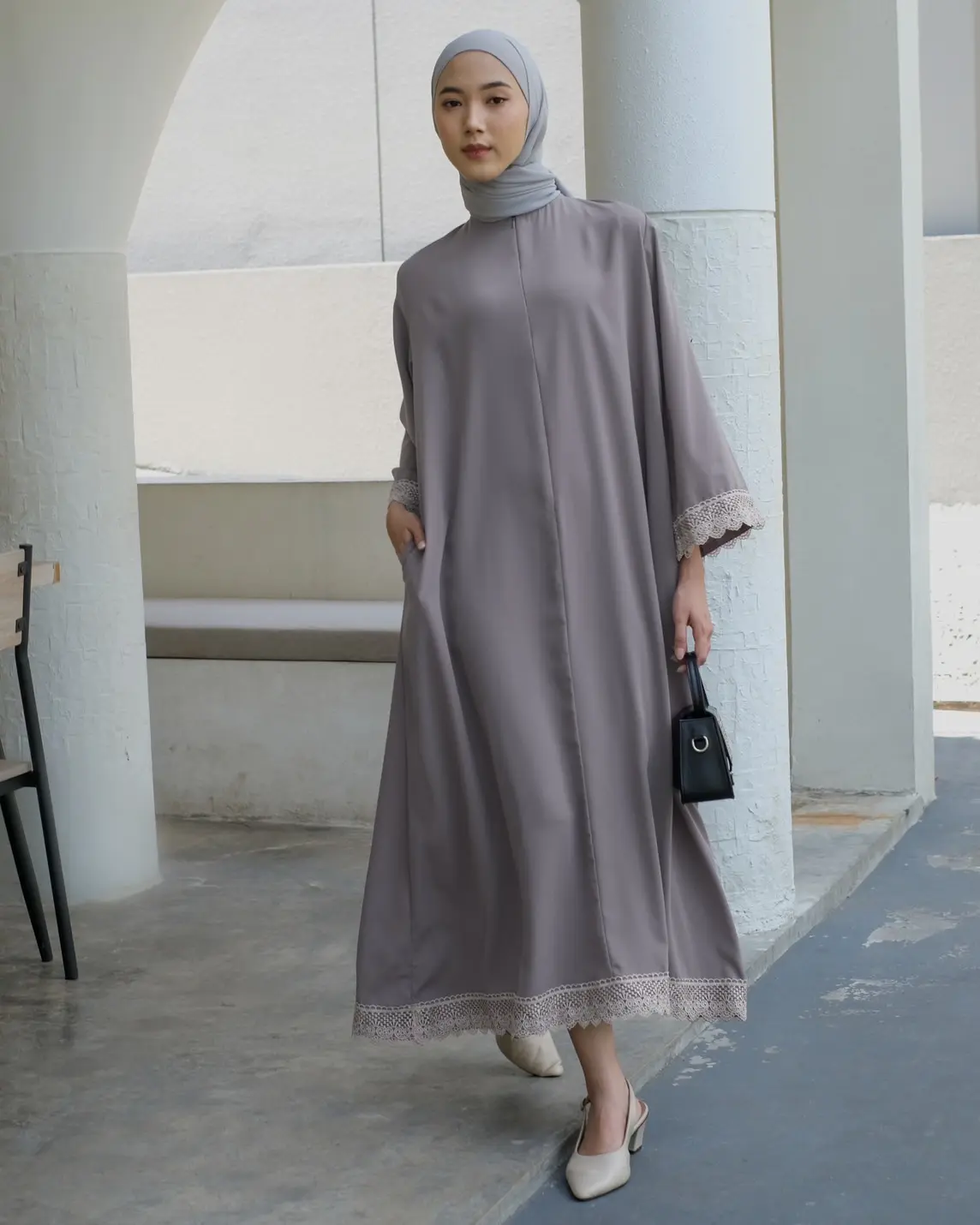 Alaura Maxi Dress Kode 6542 Grey - Image 2