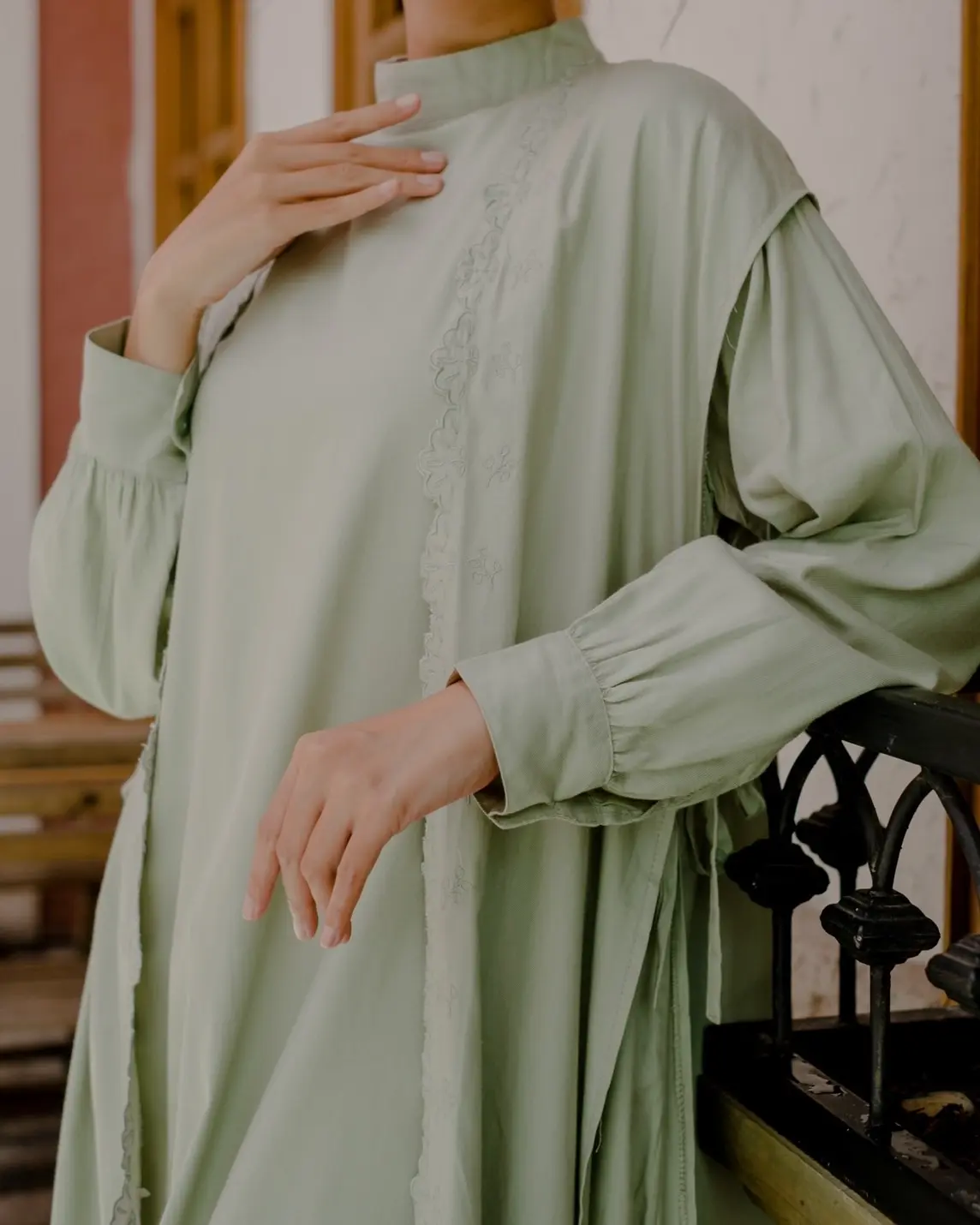 Alegria Maxi Dress Mint - Image 2