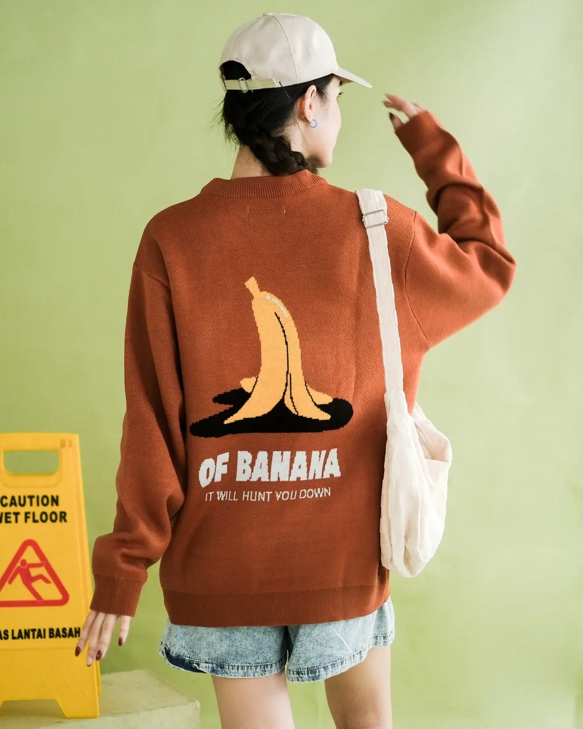 Banana Sweater Terracotta