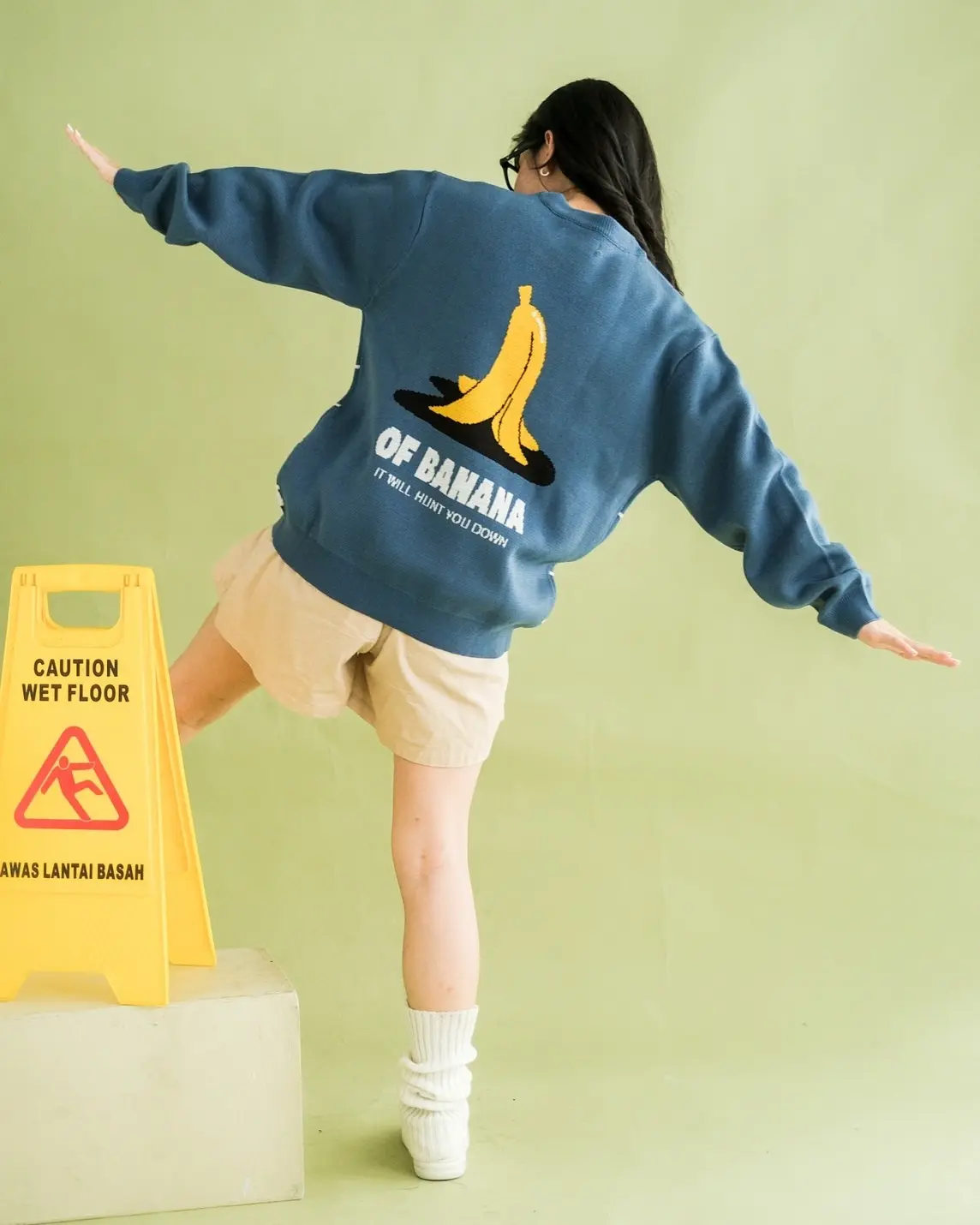 Alternative view of Banana Sweater Pink