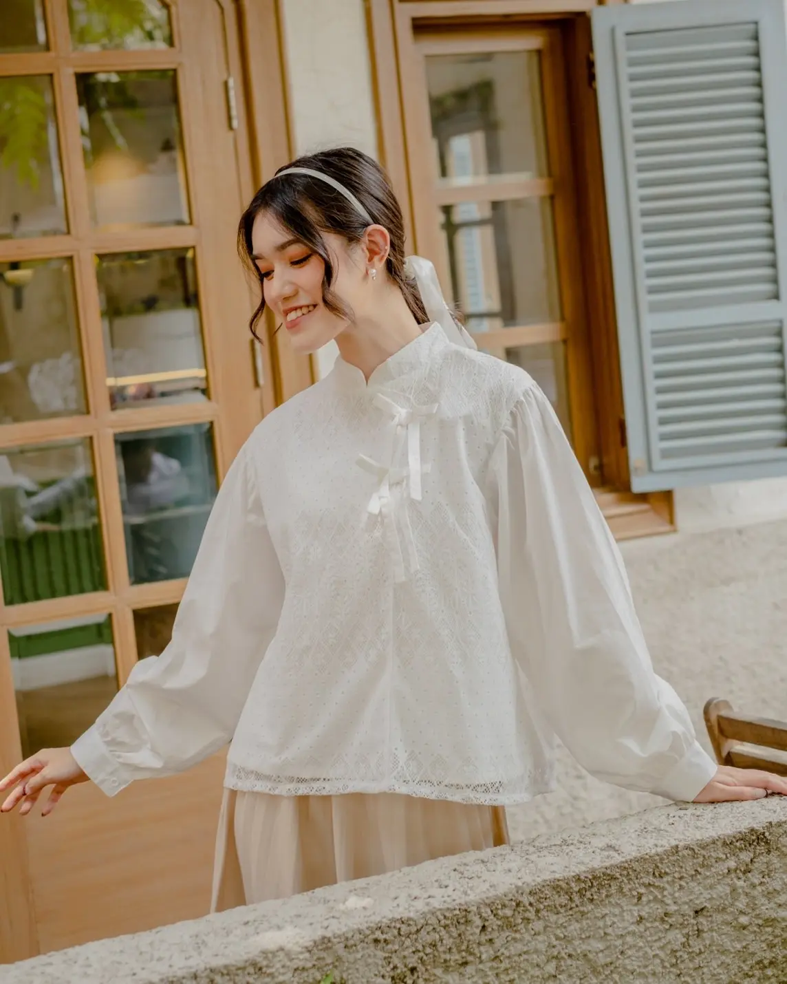 Belova Blouse Broken White