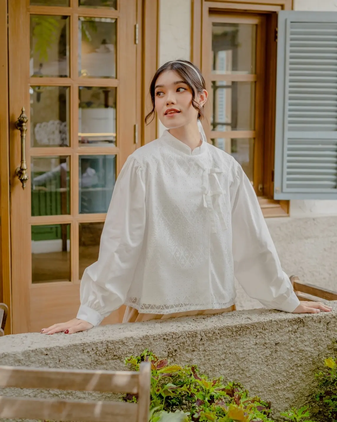 Belova Blouse Broken White - Image 2