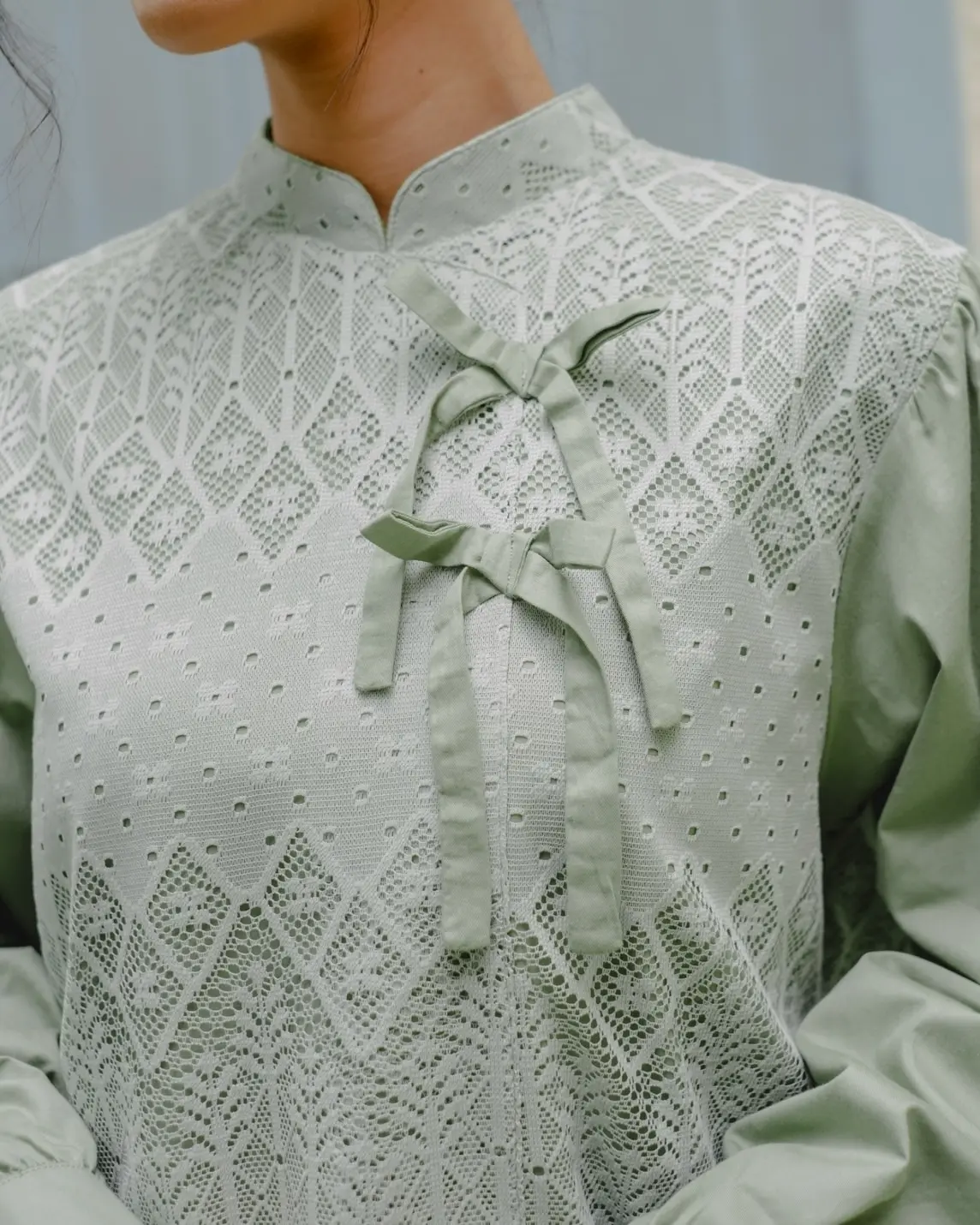 Belova Blouse Mint - Image 2