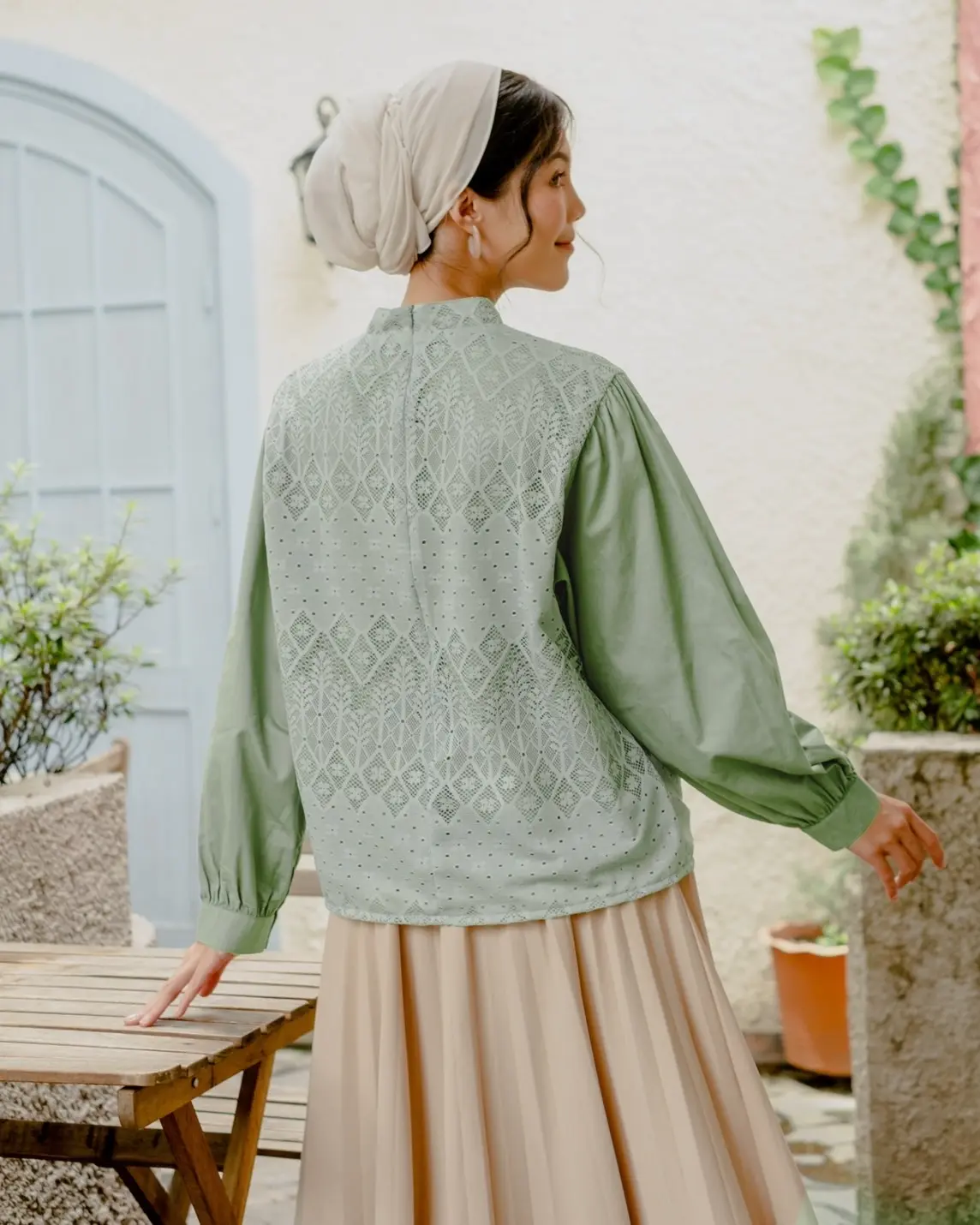 Belova Blouse Mint - Image 3