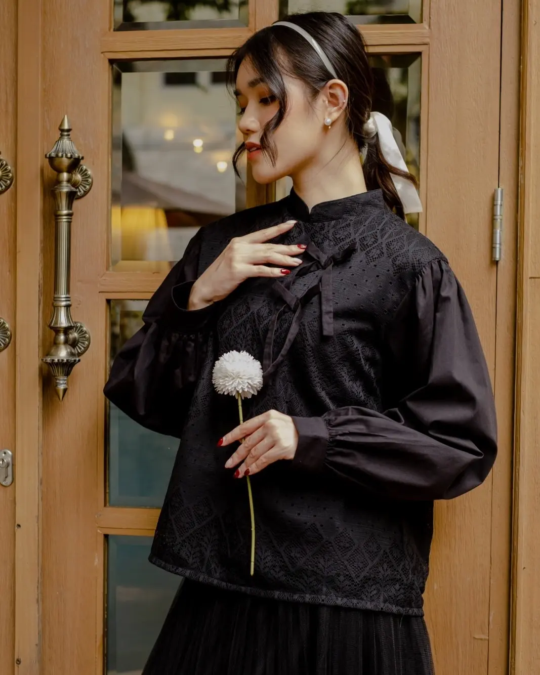 Belova Blouse Black - Image 2