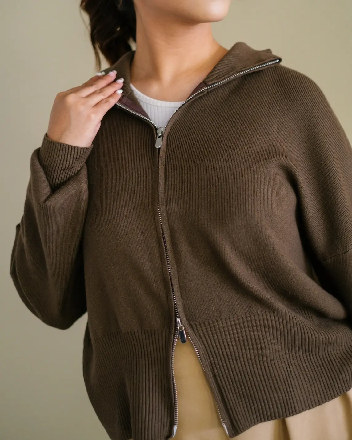 Calvina Jacket Kode 250 Coffee - Image 2