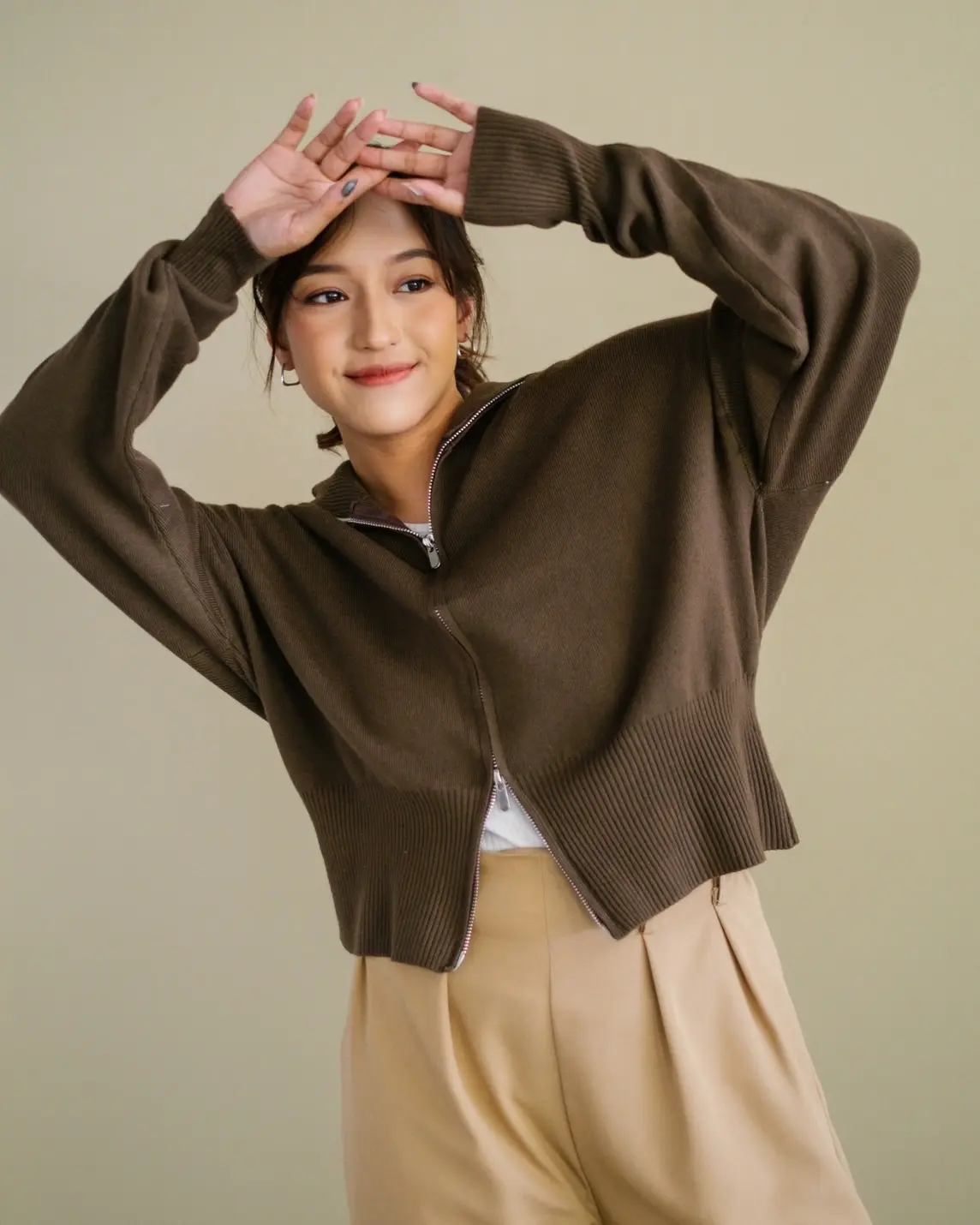 Calvina Jacket Kode 250 Coffee