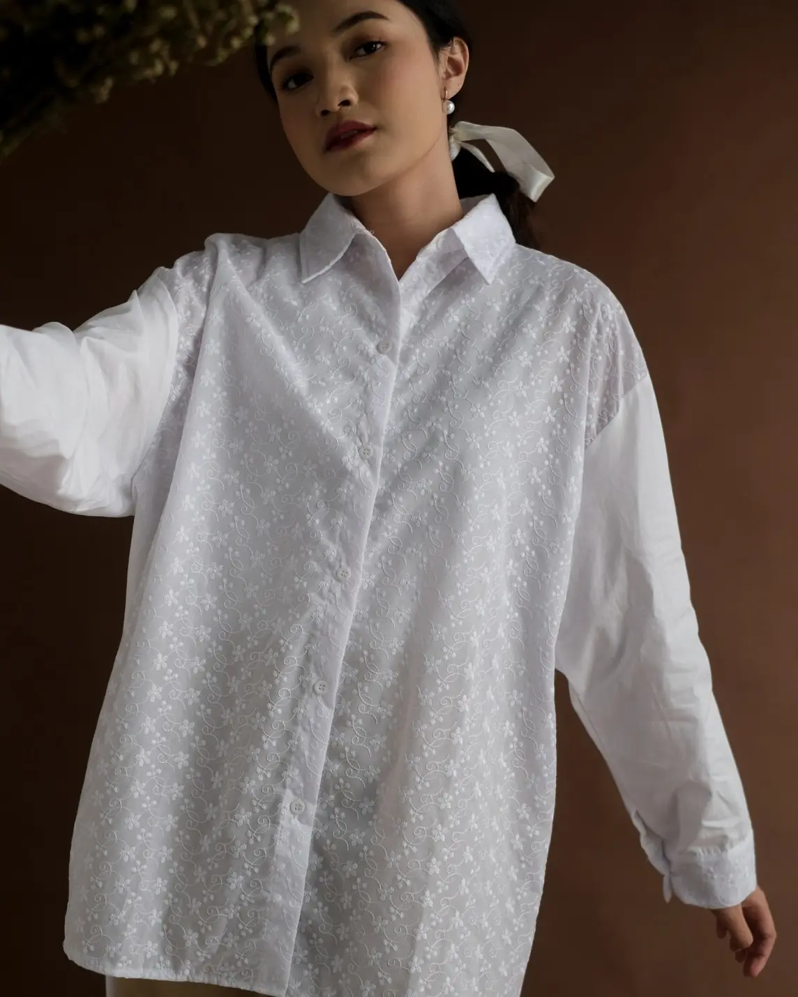 Camila Shirt Kode 19505 Broken White - Image 3
