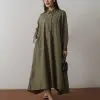 Casandra Maxi Dress Kode 80207 Army - Image 2