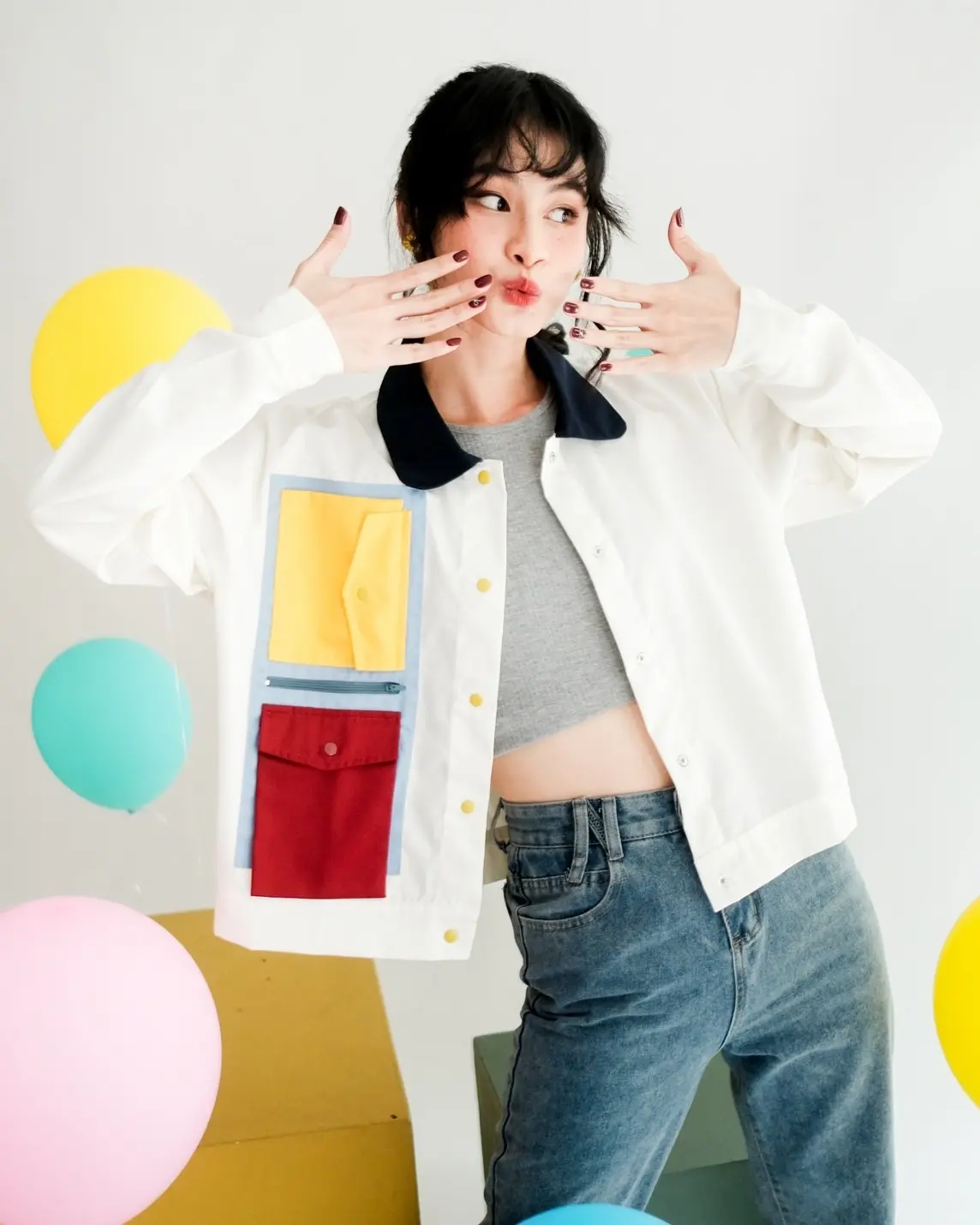 Cascana Jacket Navy - Image 4