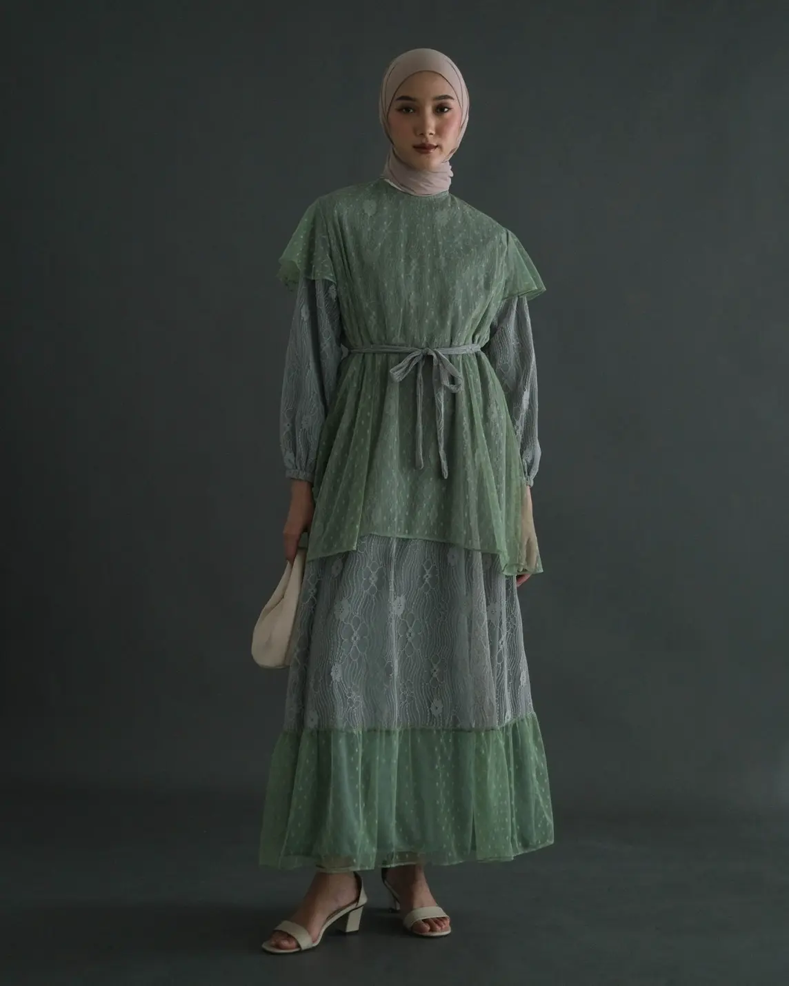 Cecilia Maxi Dress Kode 601048 Mint