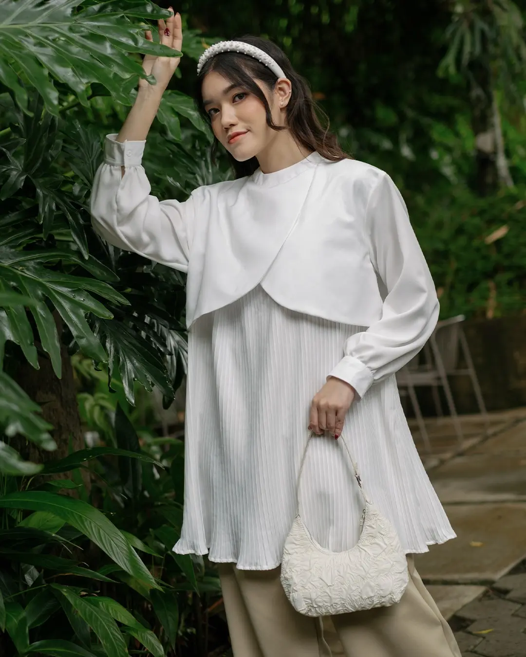 Chelsya Blouse Broken White