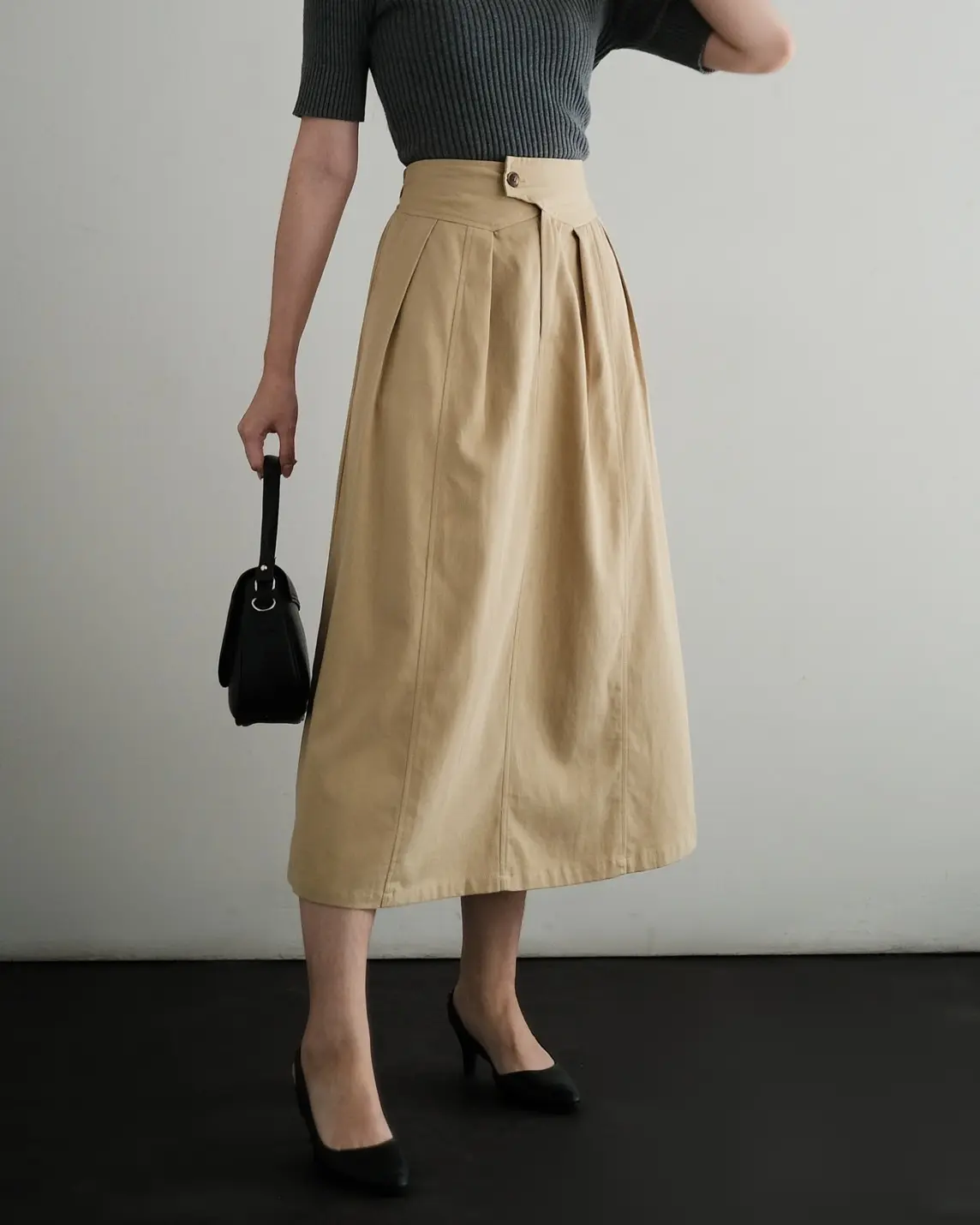 Devika Skirt Kode L118 Cream