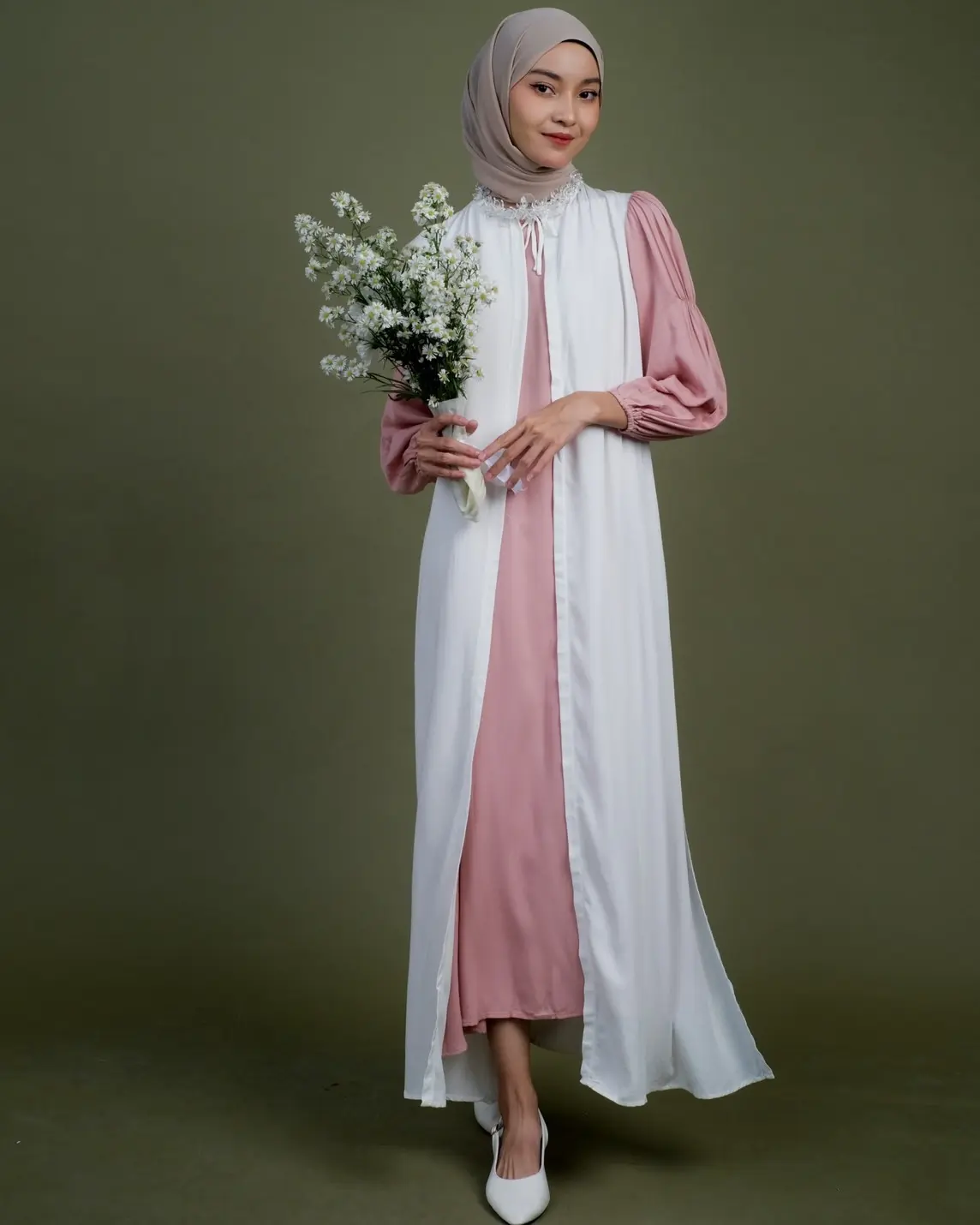 Elodhia Maxi Dress Dusty Pink