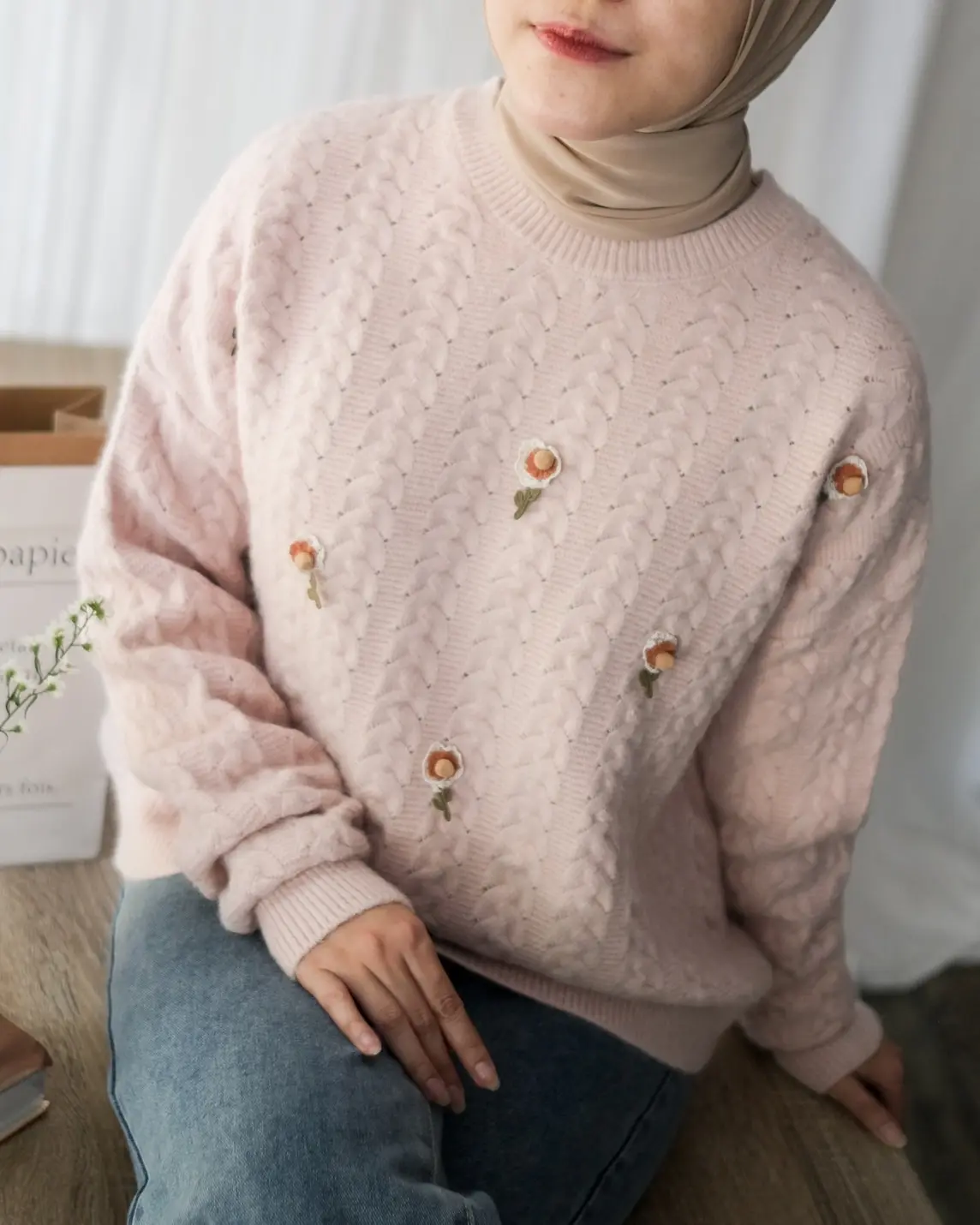 Fanya Sweater Kode 244 Pink