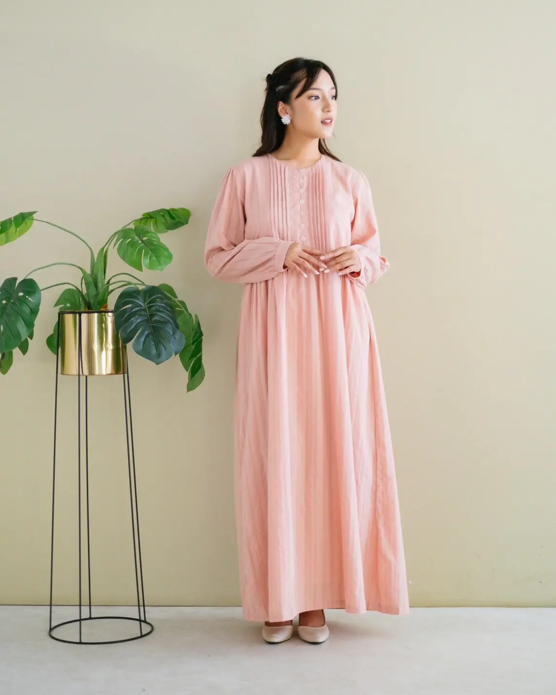 Falviana Maxi Dress Kode N762 Pink - Image 2