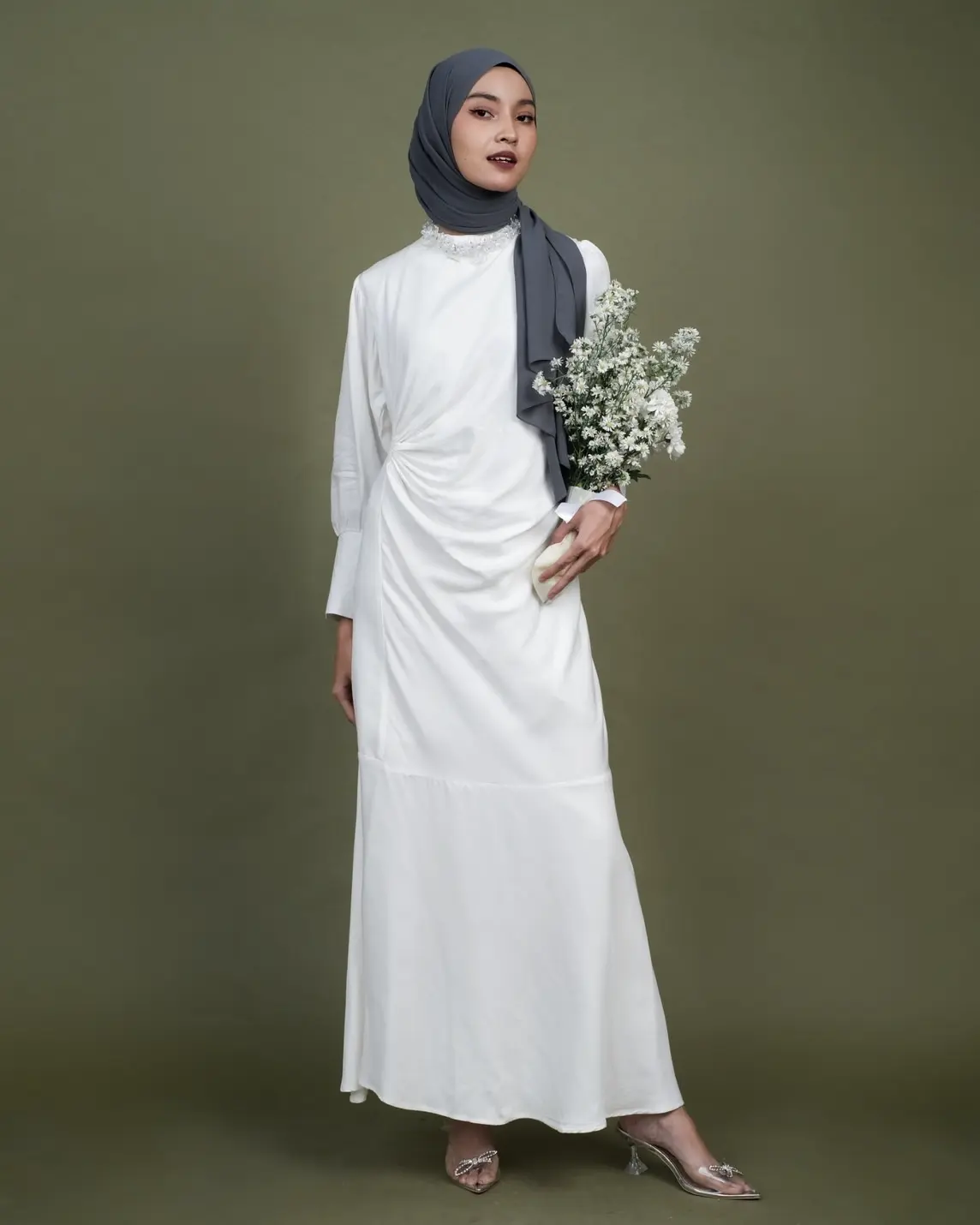 Ghedalia Maxi Dress Broken White