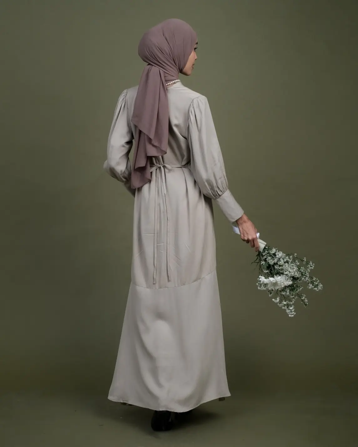 Ghedalia Maxi Dress Grey - Image 3
