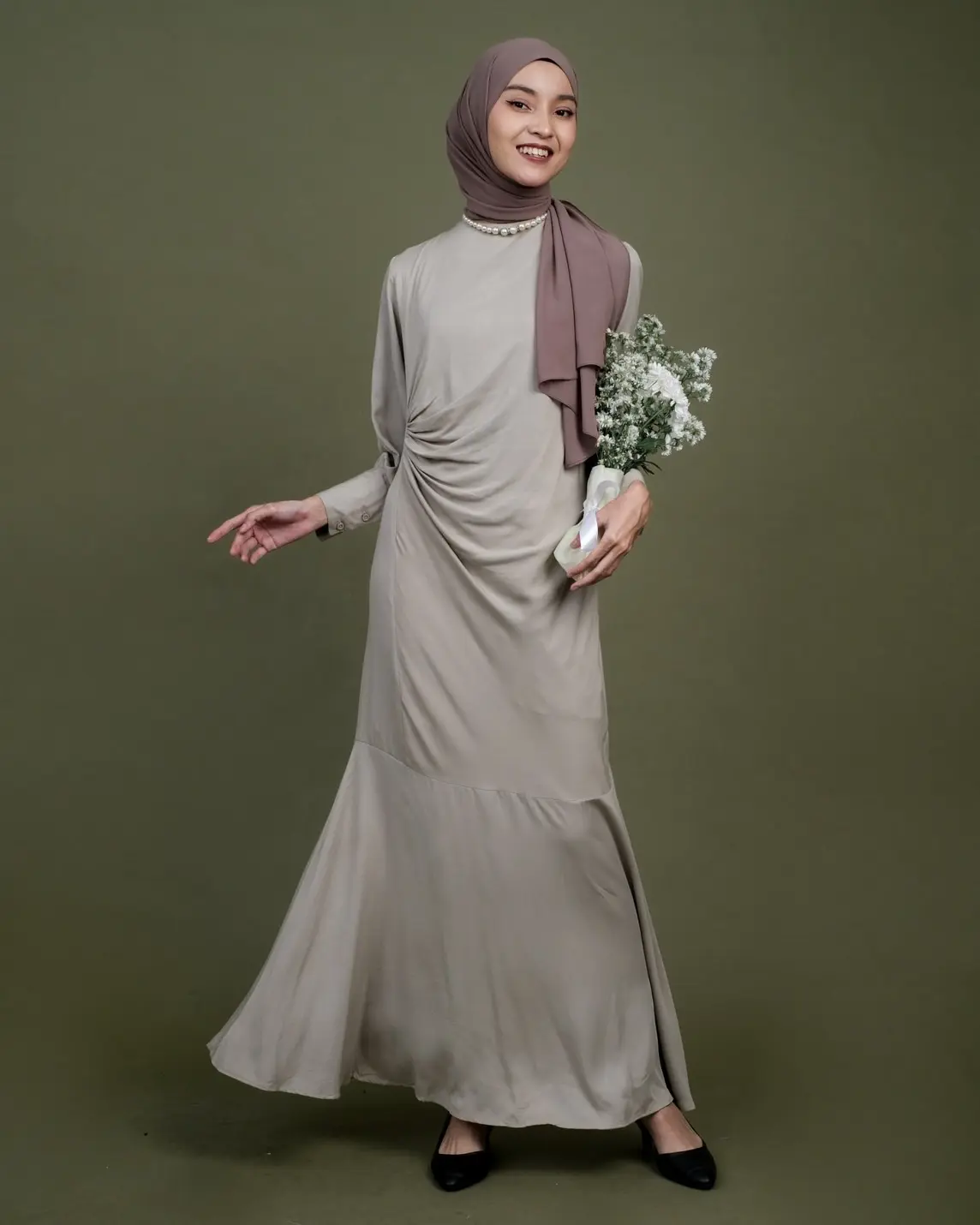 Ghedalia Maxi Dress Grey