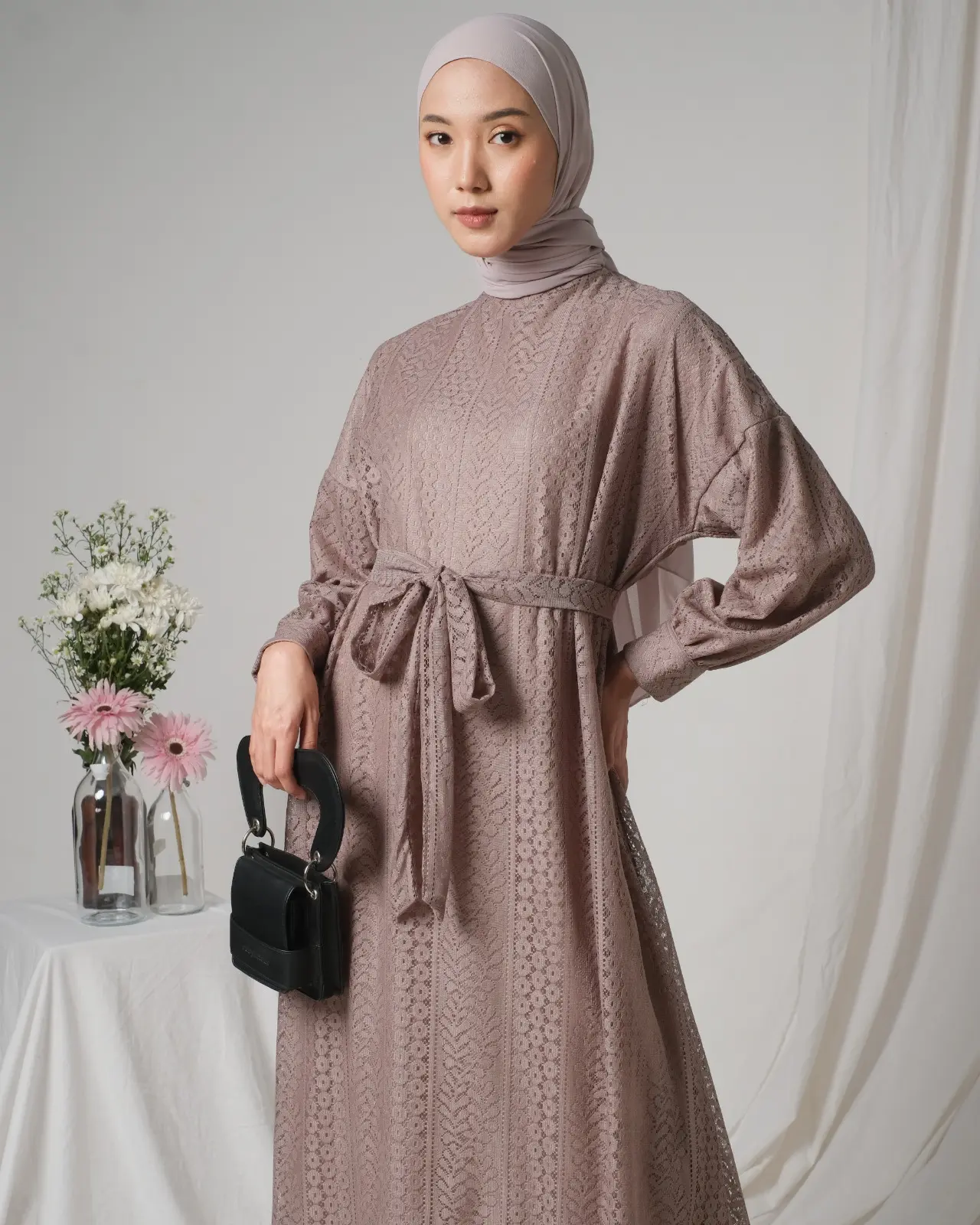 Helaina Maxi Dress Kode 3204 Choco - Image 2