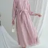 Helaina Maxi Dress Kode 3204 Mauve - Image 2