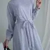 Helaina Maxi Dress Kode 3204 Grey - Image 2