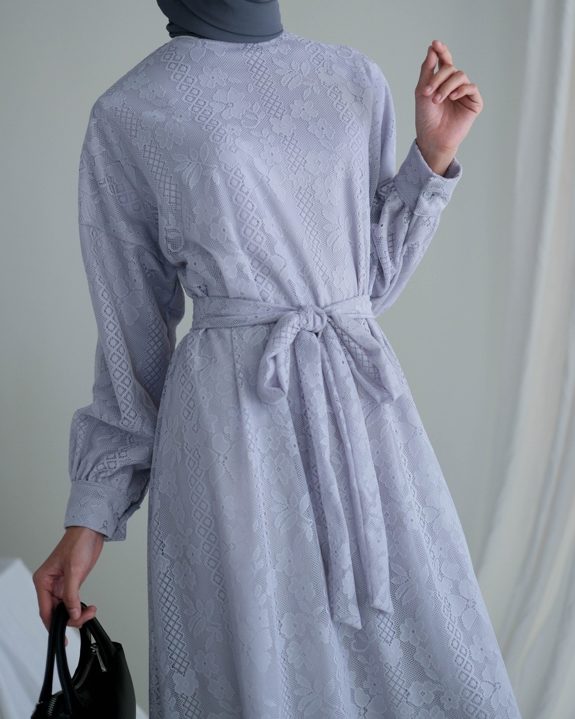 Helaina Maxi Dress Kode 3204 Grey - Image 2