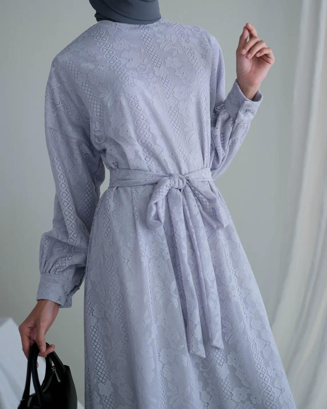 Helaina Maxi Dress Kode 3204 Grey - Image 2