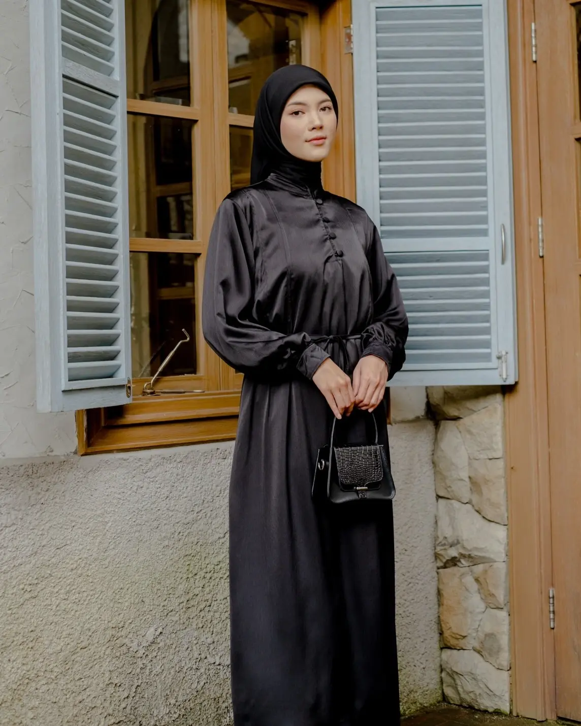 Helva Maxi Dress Black - Image 3