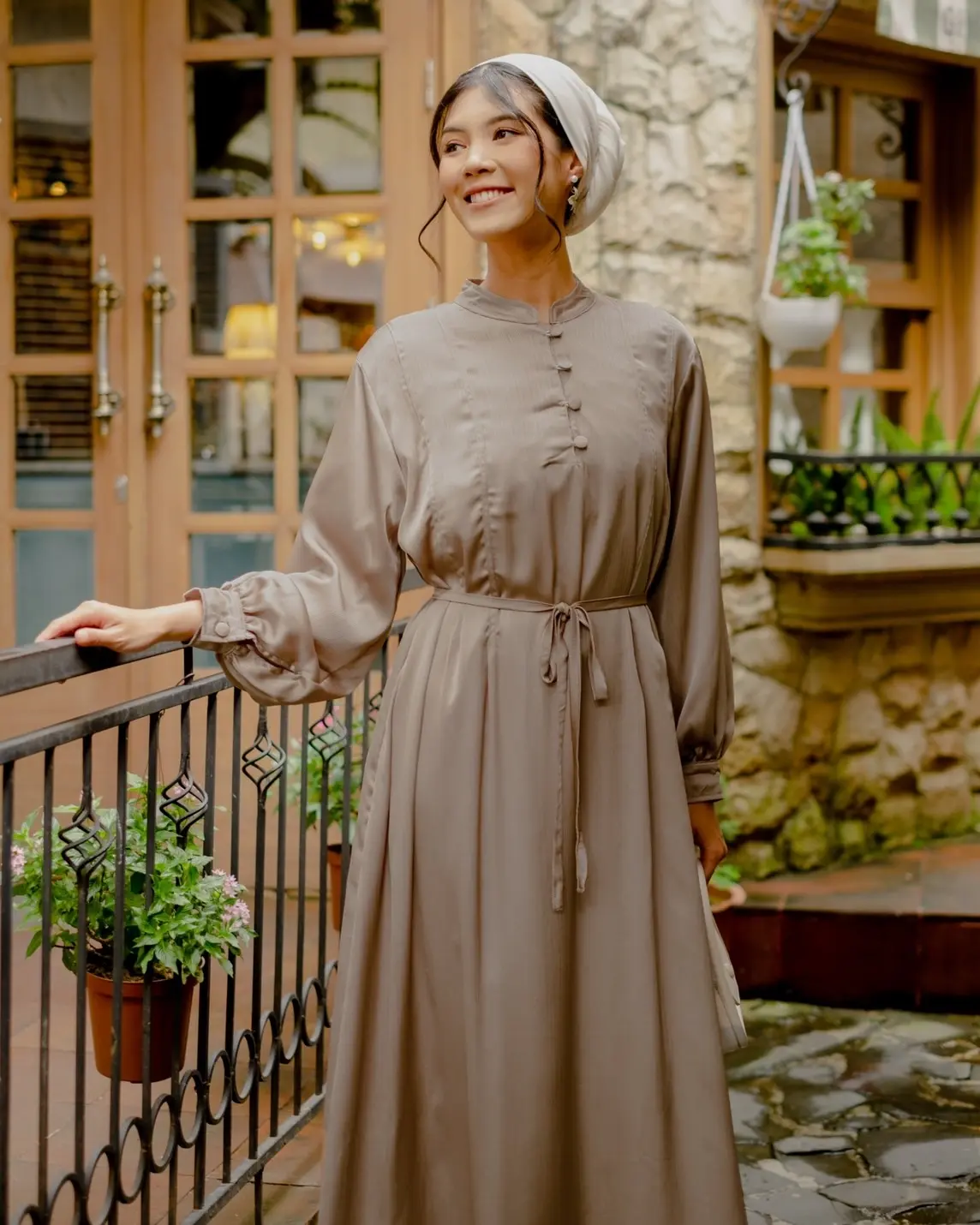 Helva Maxi Dress Khaki