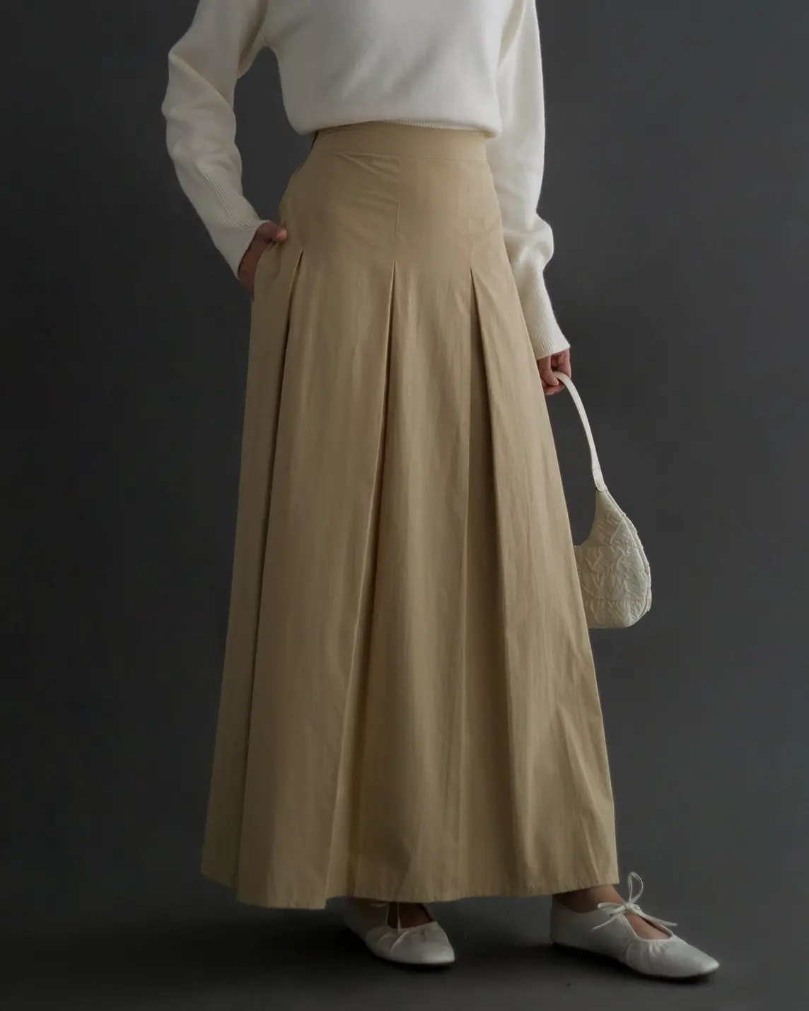 Ivana Skirt Kode N759 Cream - Image 3