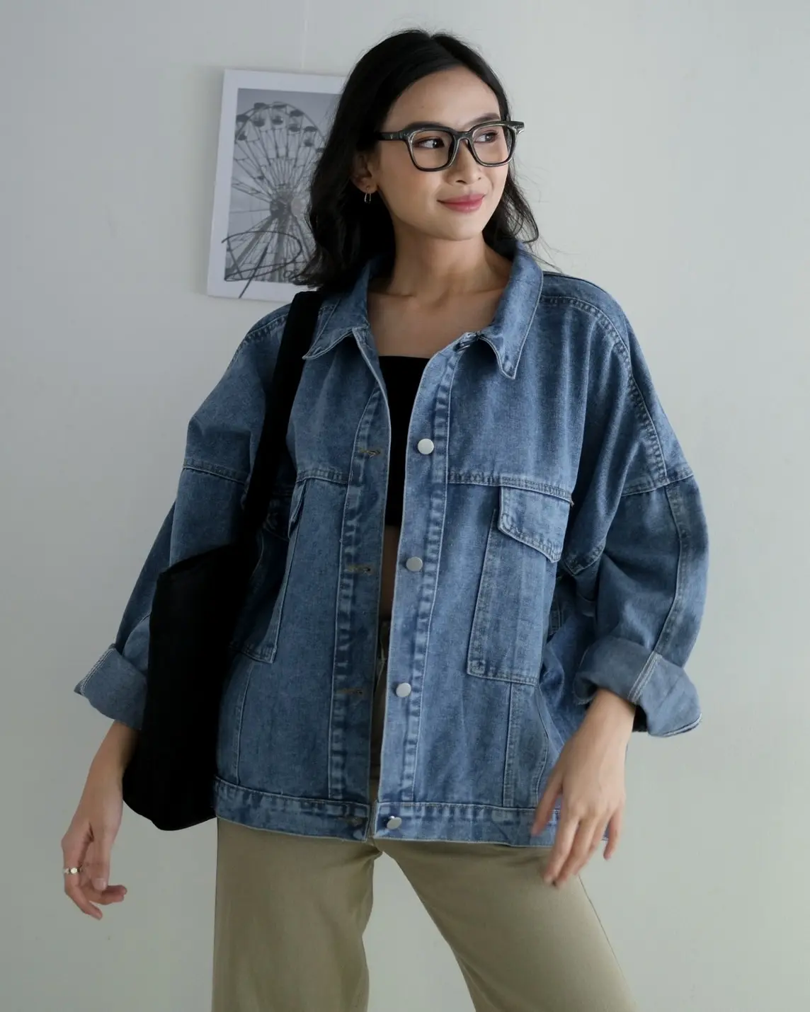 Jafira Denim Jacket Kode 290 Medium Blue