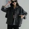Jafira Denim Jacket Kode 290 Misty Black - Image 3