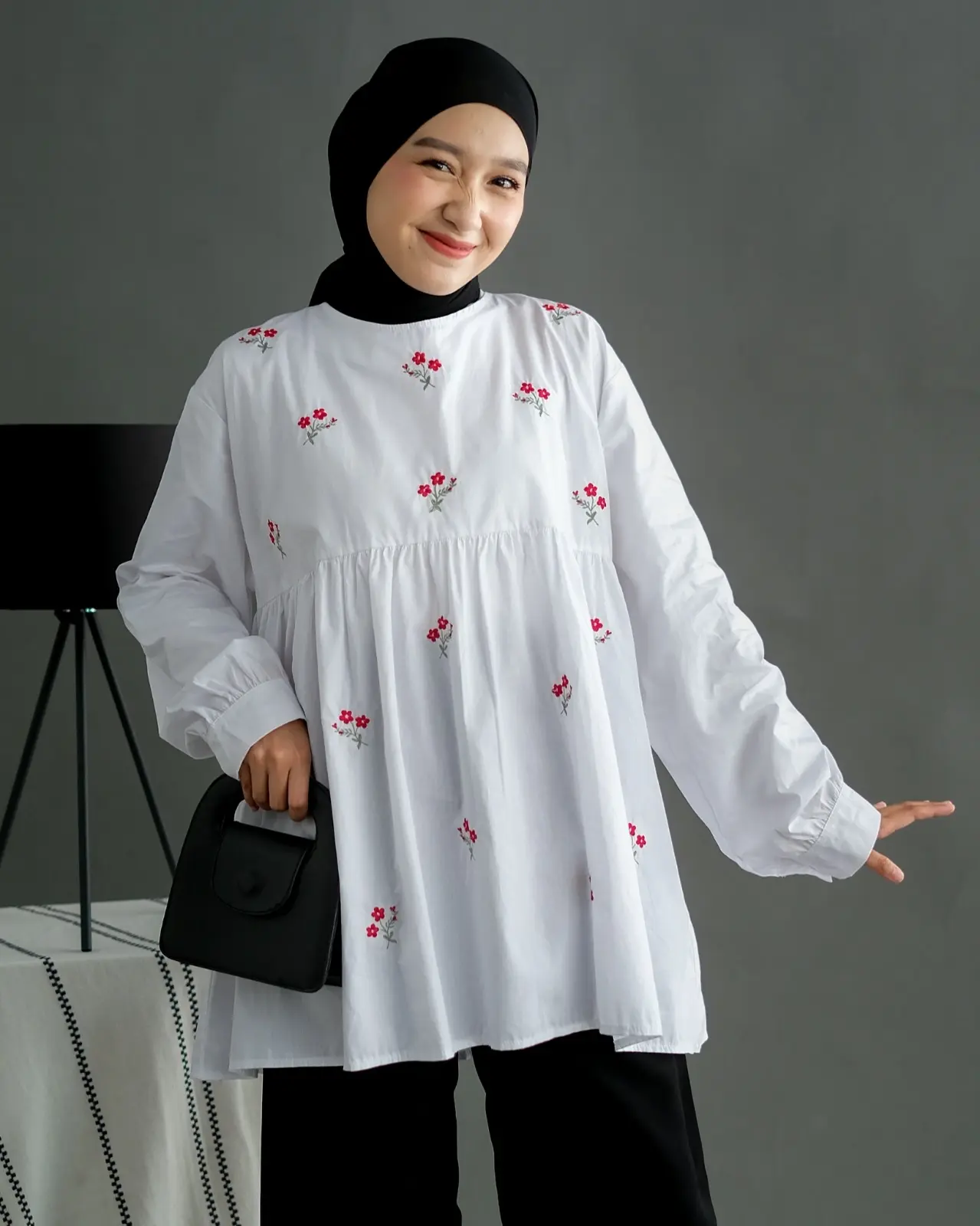Jalina Longsleeve Kode 14670 Red