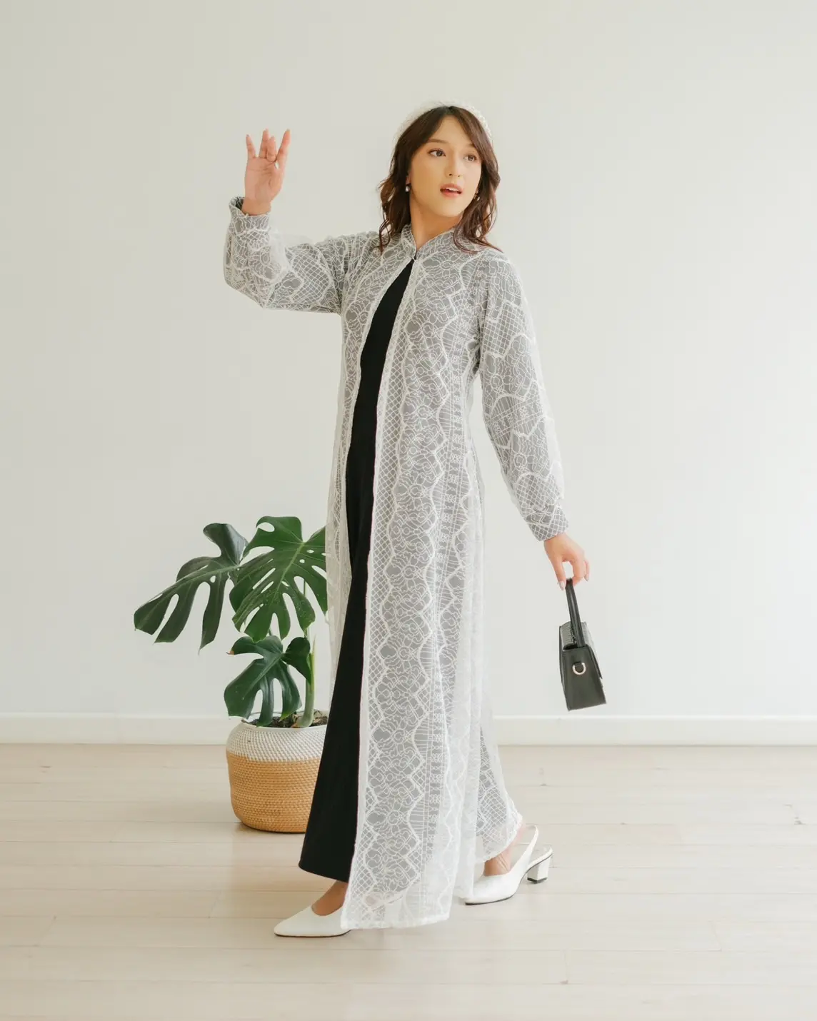 Jasmina Maxi Dress Black - Image 2