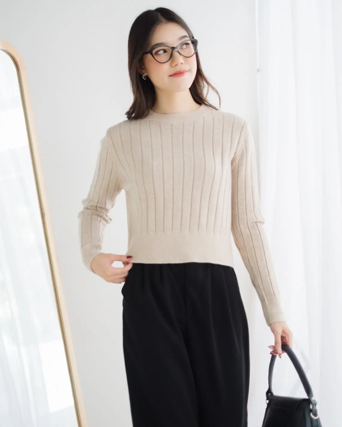Jenaya Longsleeve Kode 155 Khaki