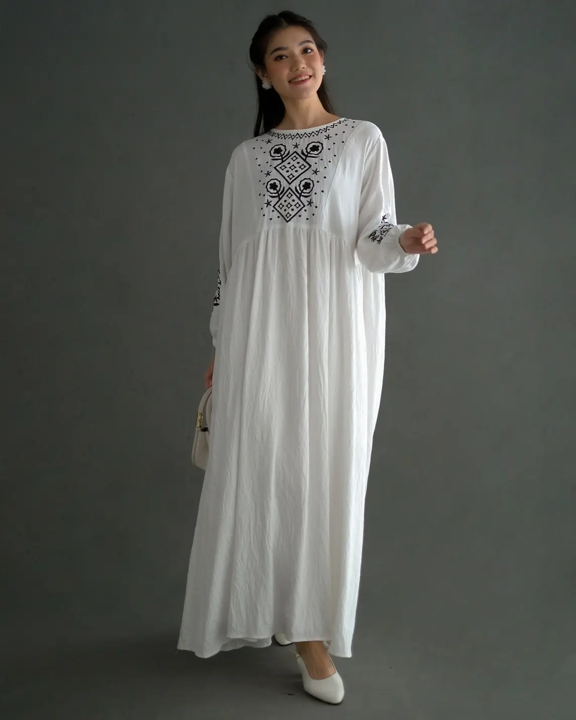 Johaira Maxi Dress Broken White