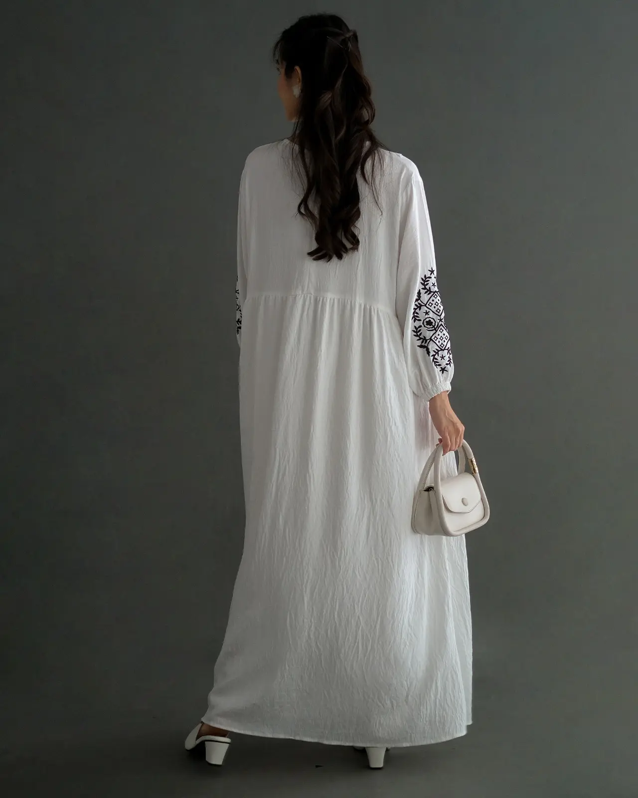 Johaira Maxi Dress Broken White - Image 3