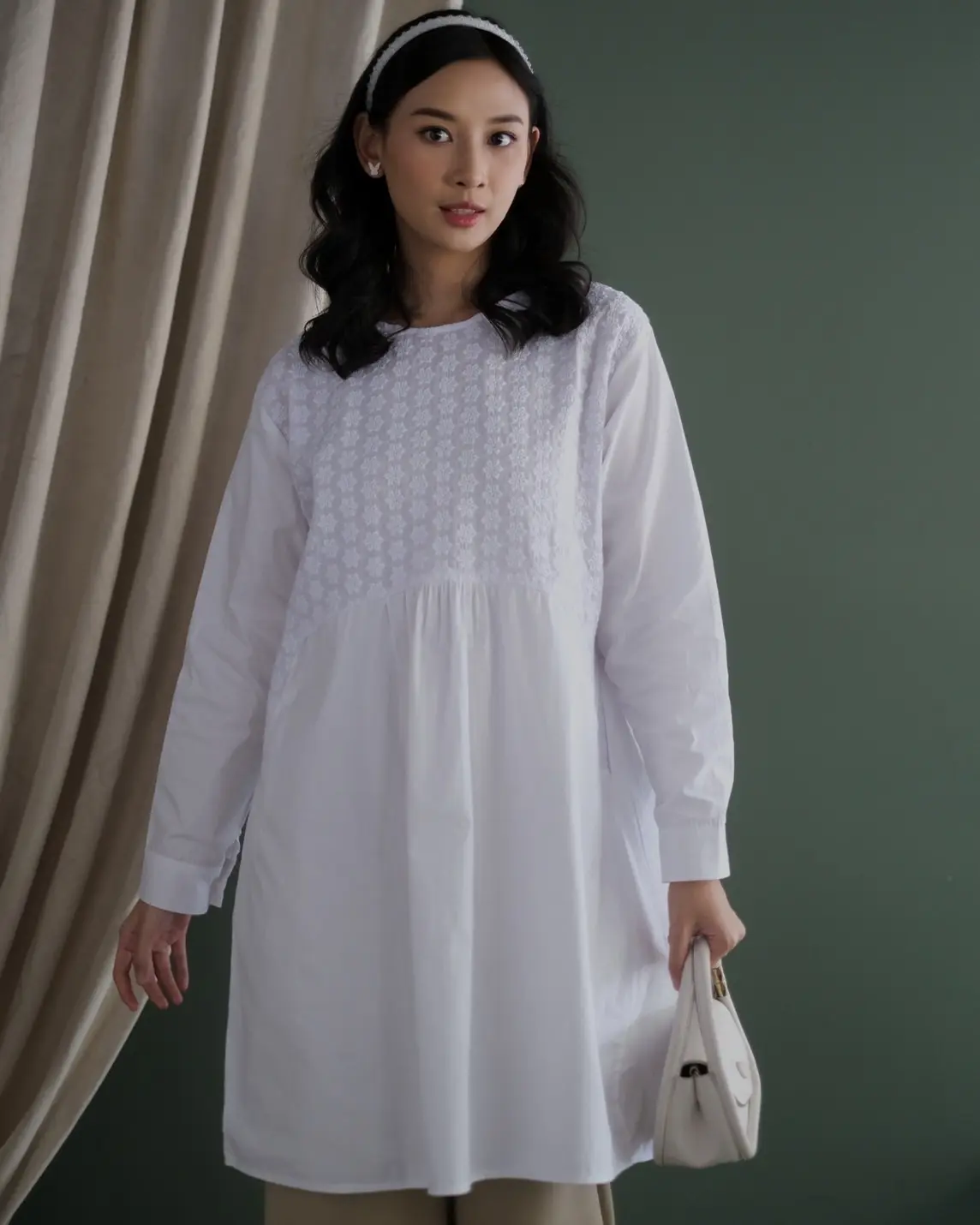 Kalyana Tunic Kode 19345 Broken White - Image 2