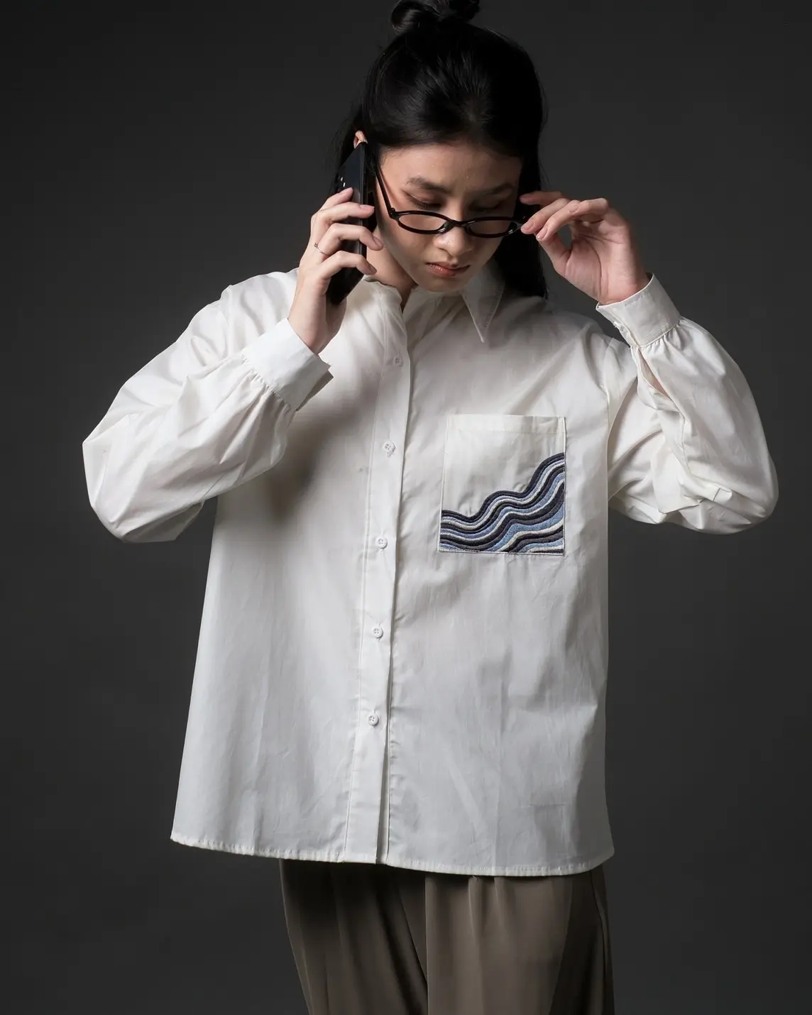 Keani Shirt Broken White - Image 2