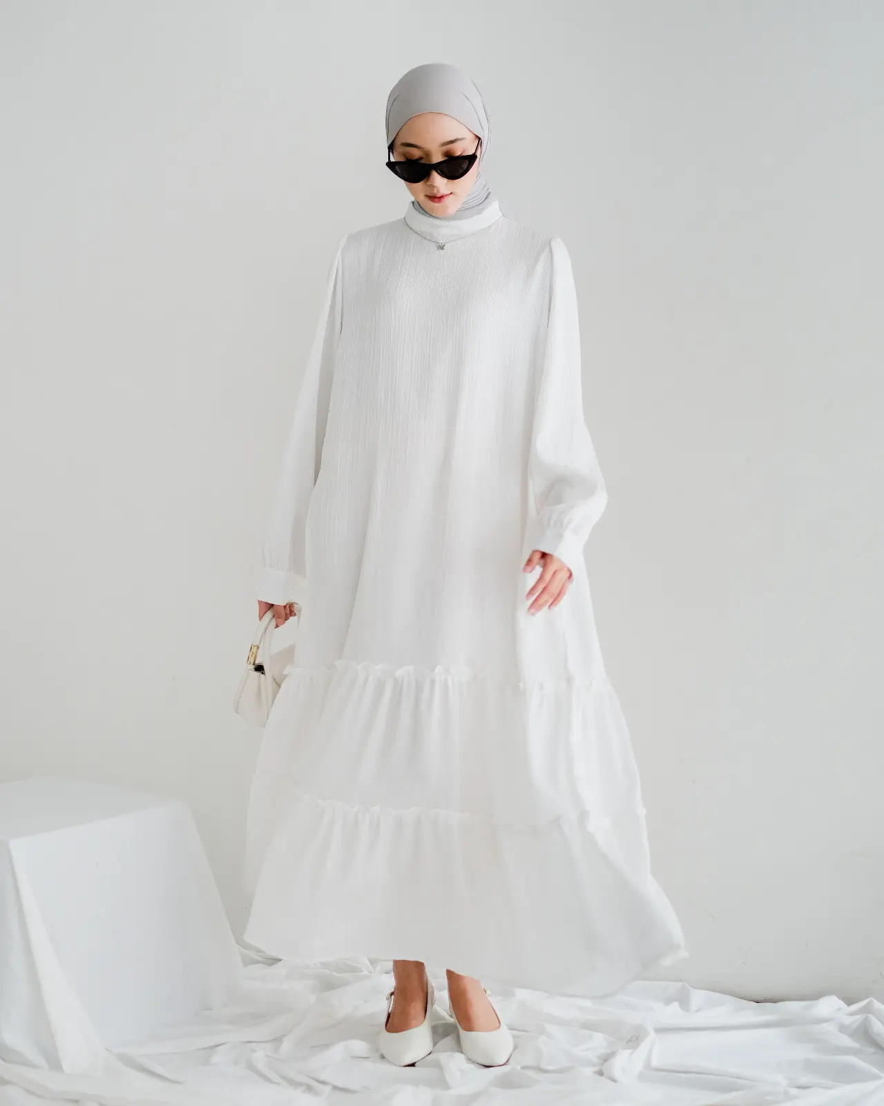 Larisya Maxi Dress Kode 80220 Broken White - Image 3